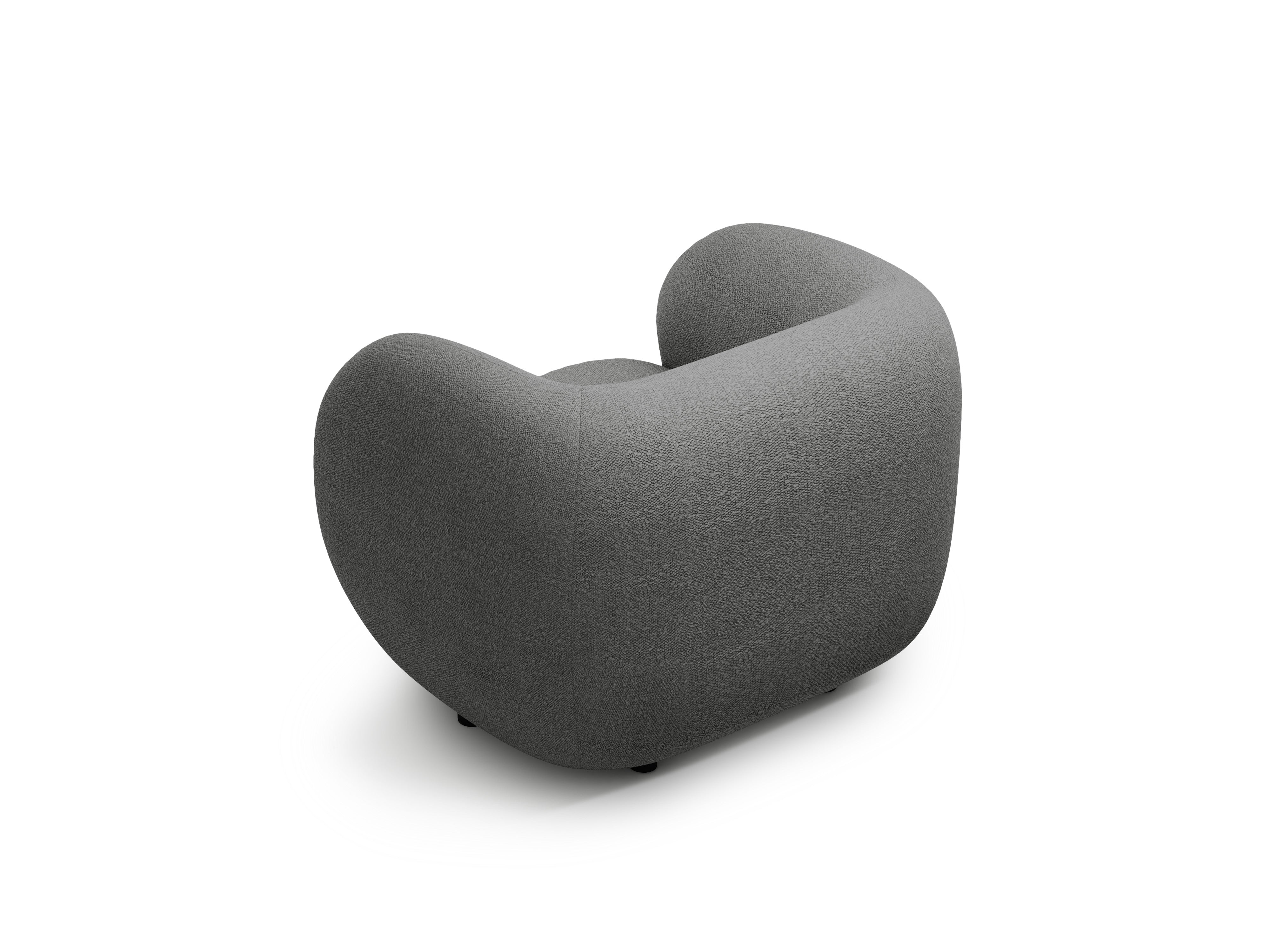 Sessel KATE dunkelgrau Boucle