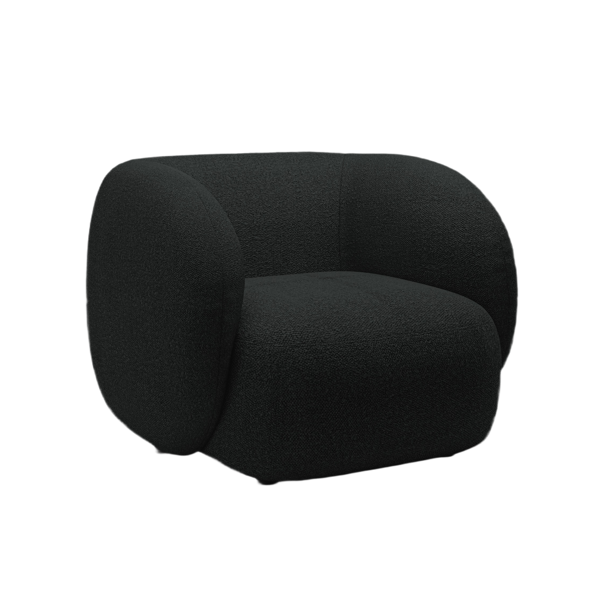 Sessel KATE schwarze Boucle