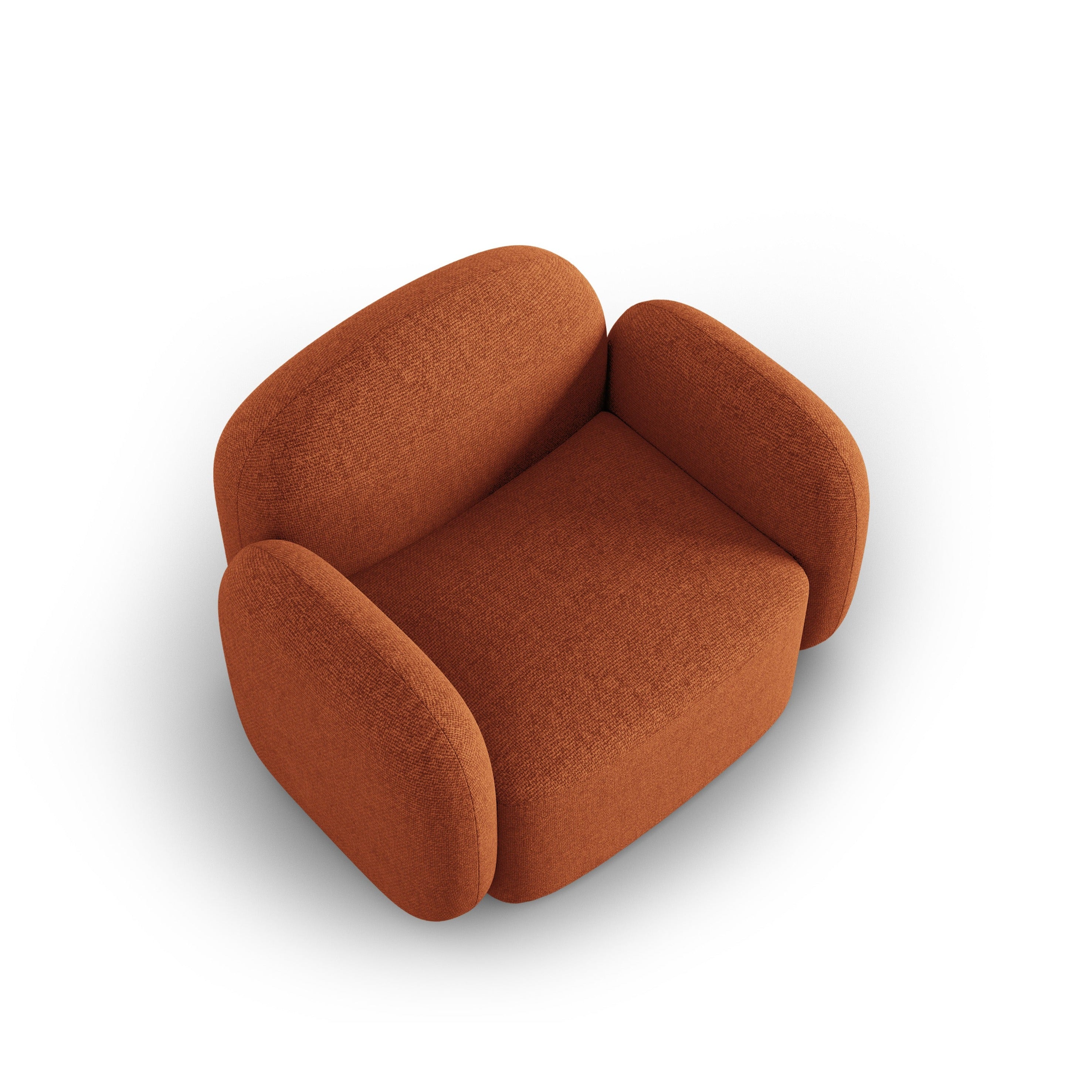 Fotel BLAIR szenil terracotta melanż Micadoni Eye on Design