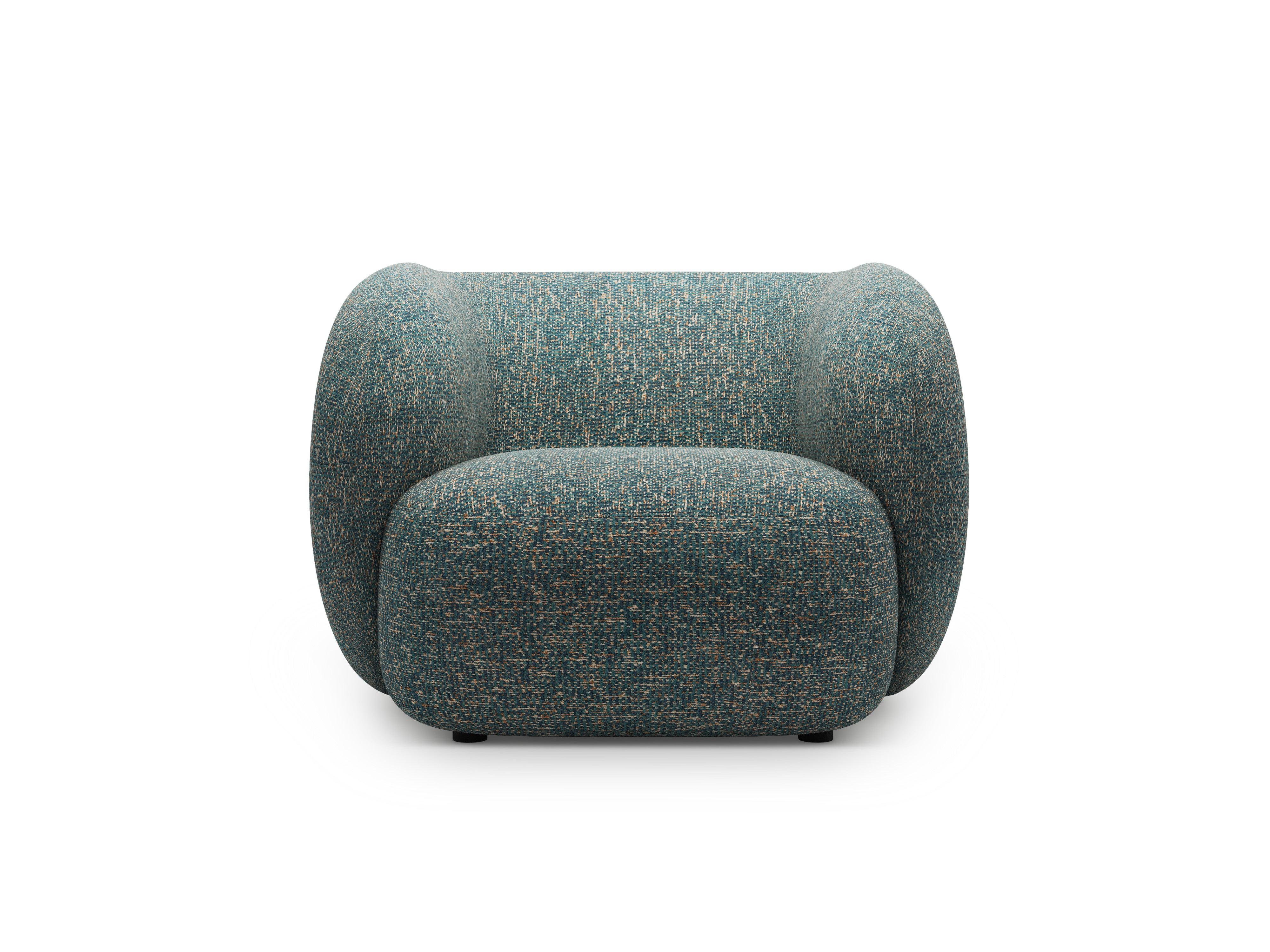 Sessel KATE blauer Melange