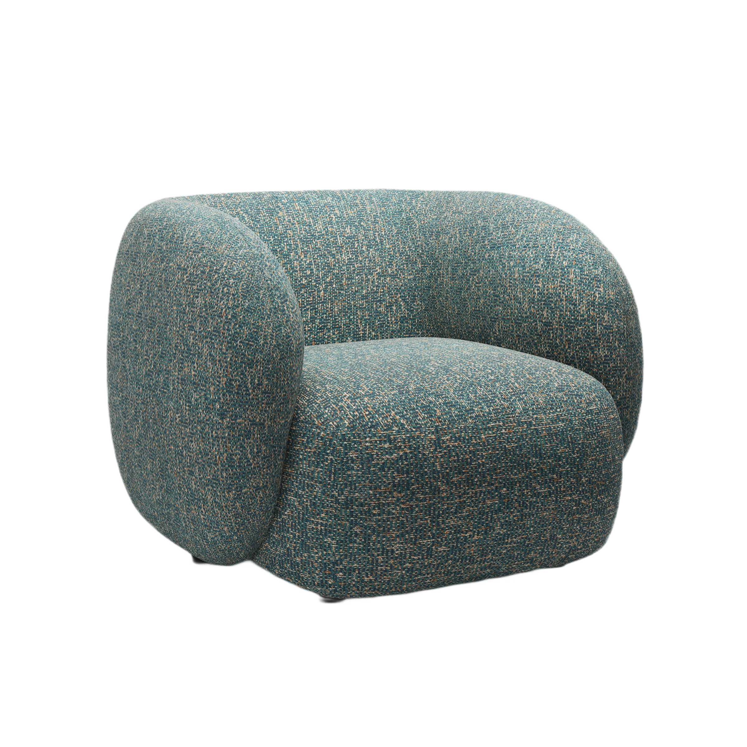 Sessel KATE blauer Melange