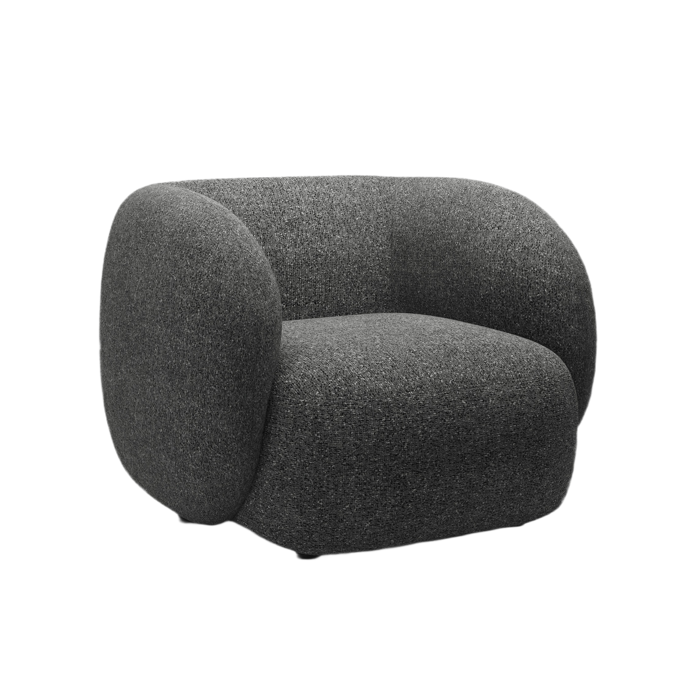 KATE Armchair Dark Gray Melange