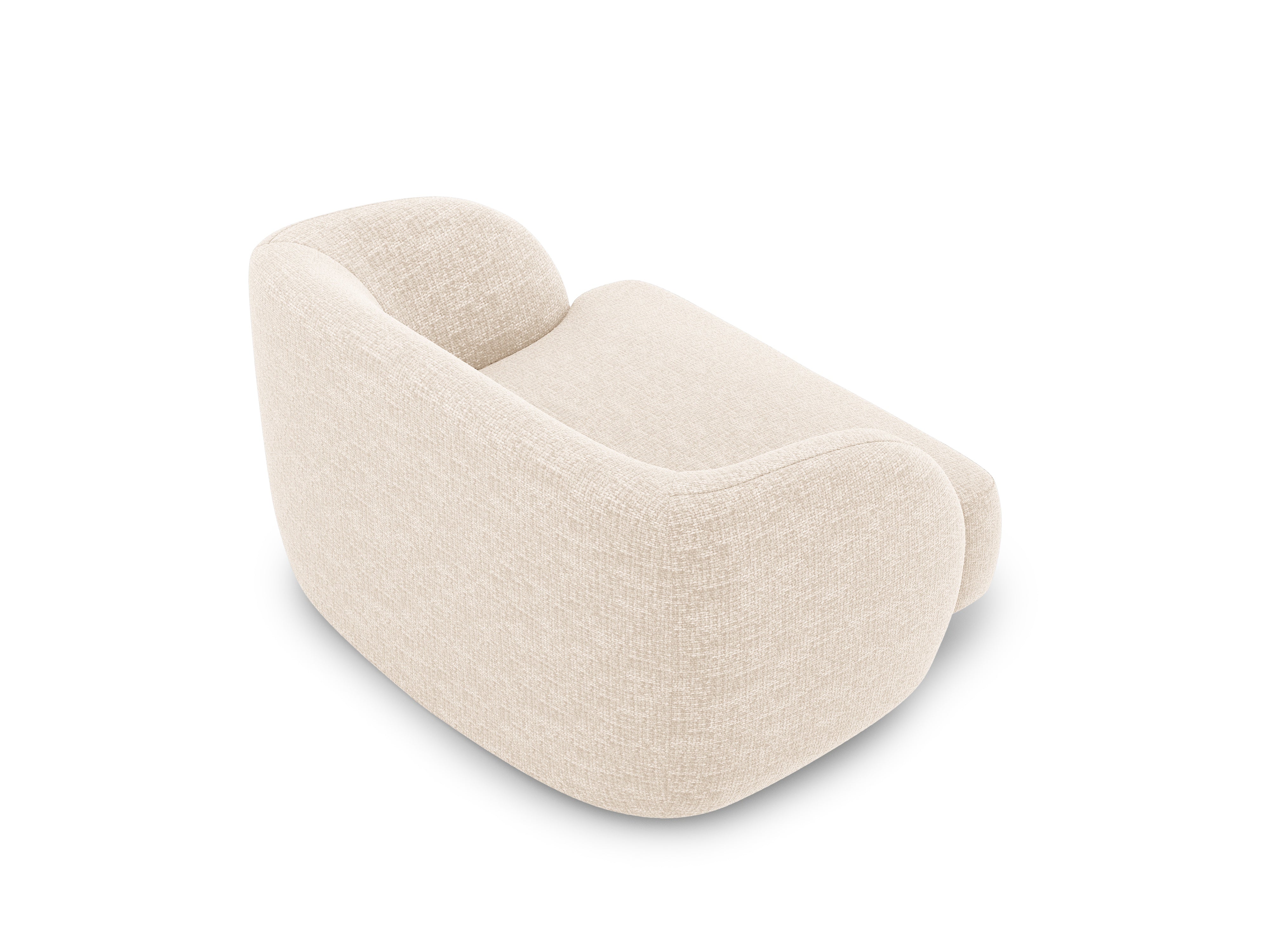 Sessel MILEY Elfenbein Chenille