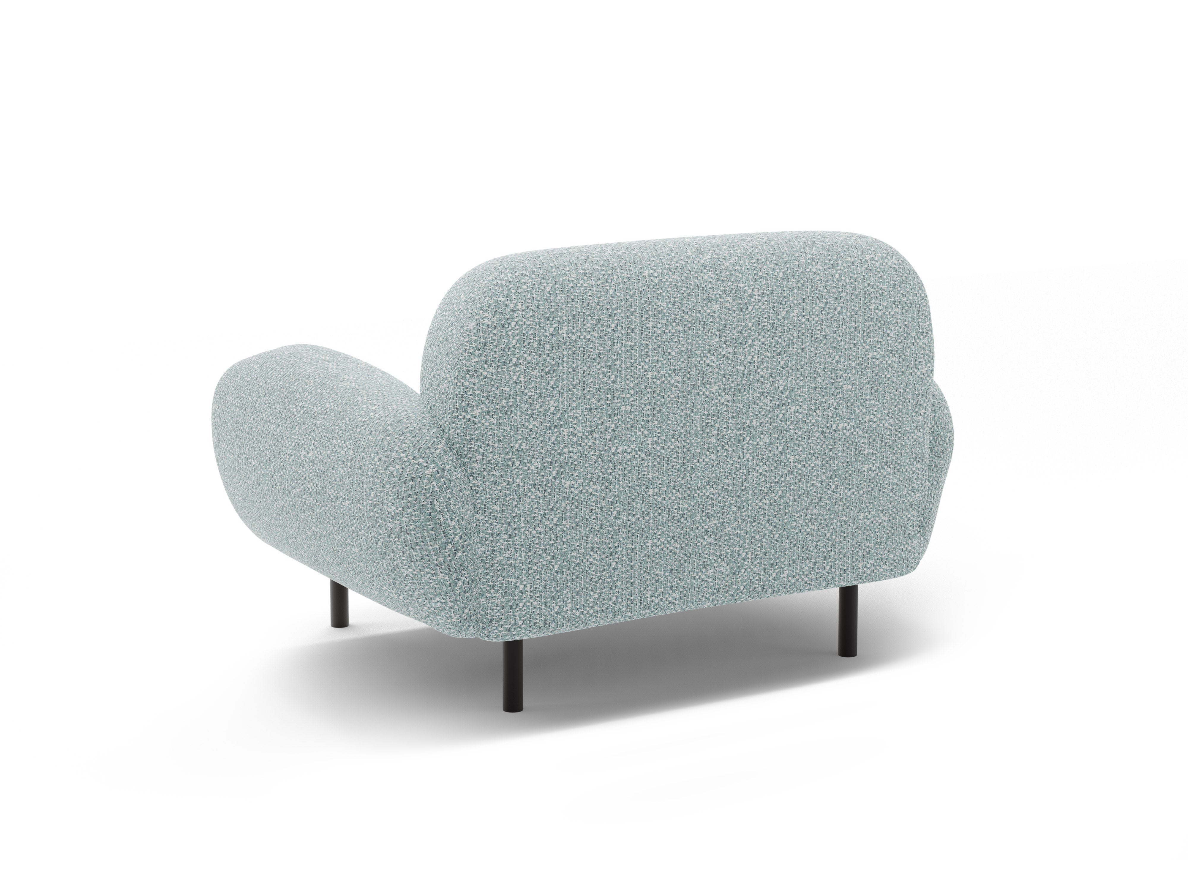 POPPY Armchair muted blue chenille