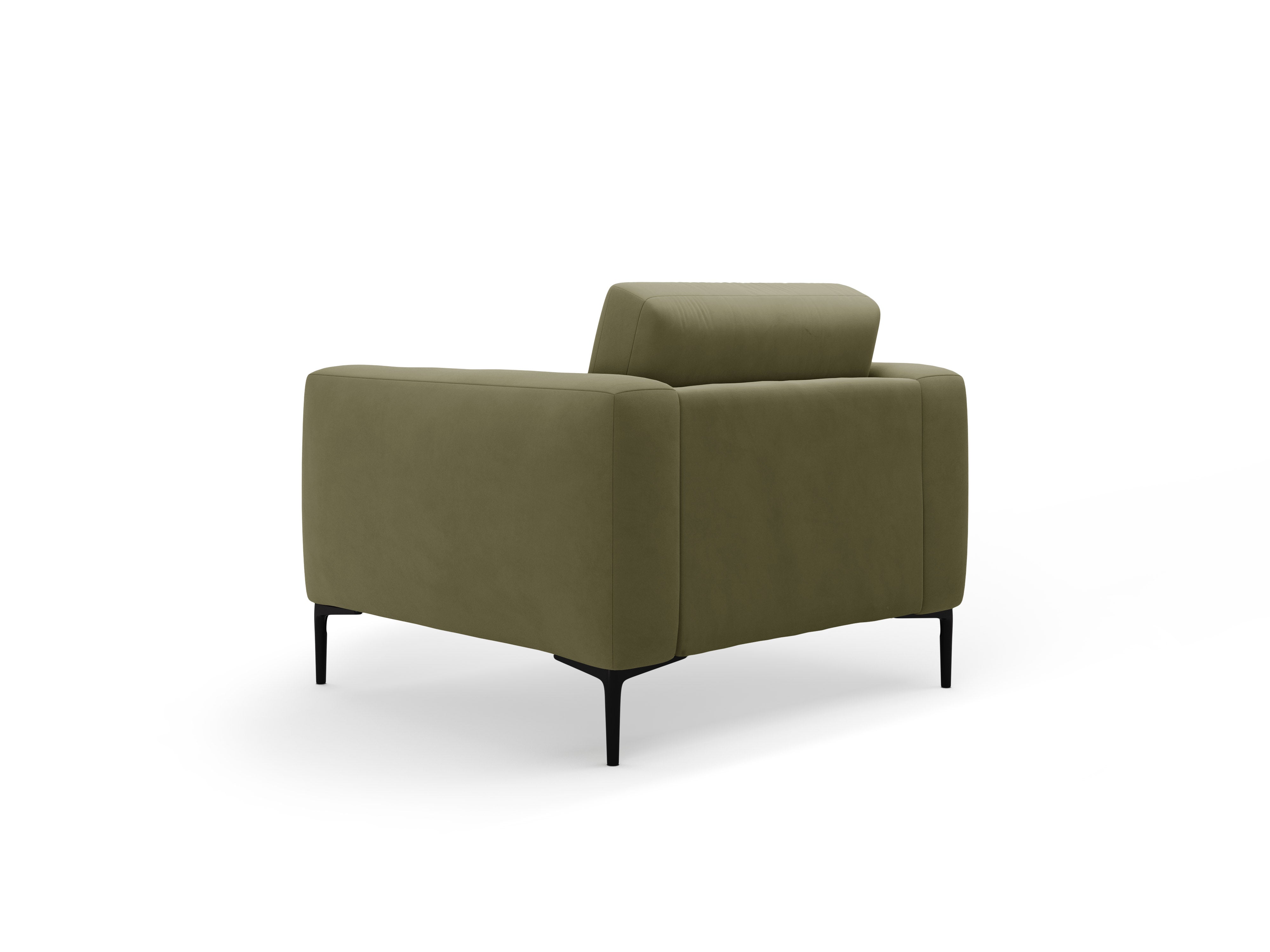 Velvet Armchair BEMY Green