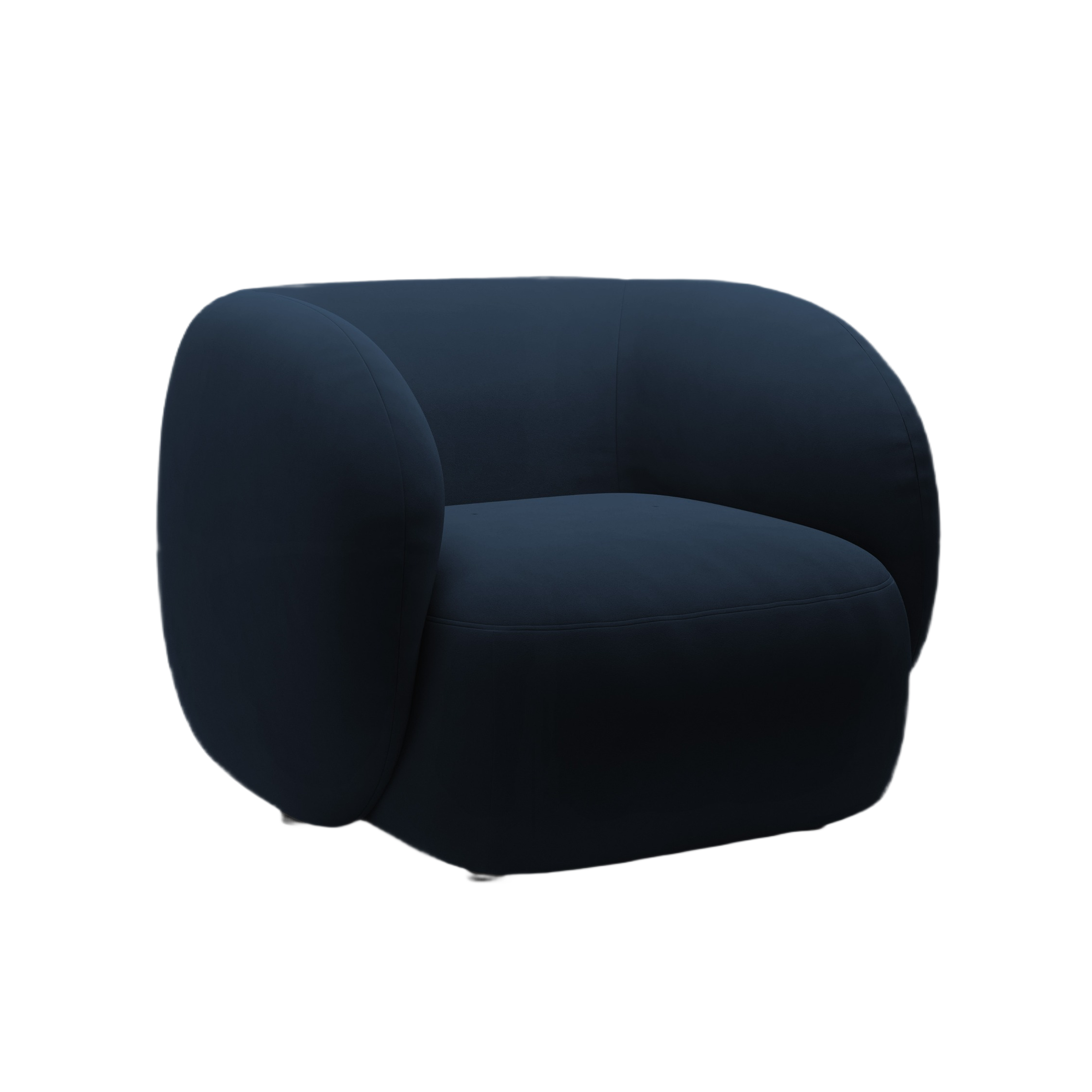 Velvet Armchair KATE Royal Blue