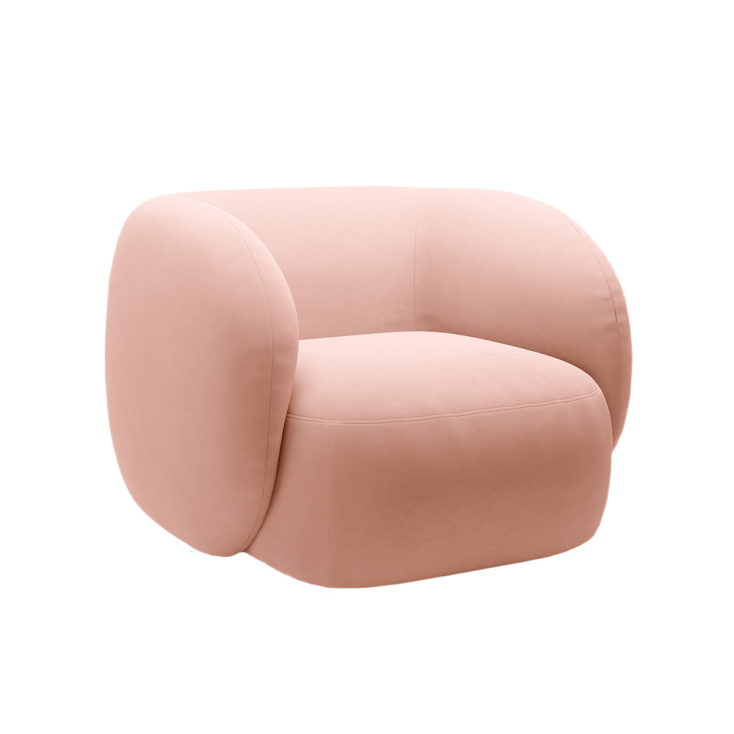 Samt Sessel KATE rosa