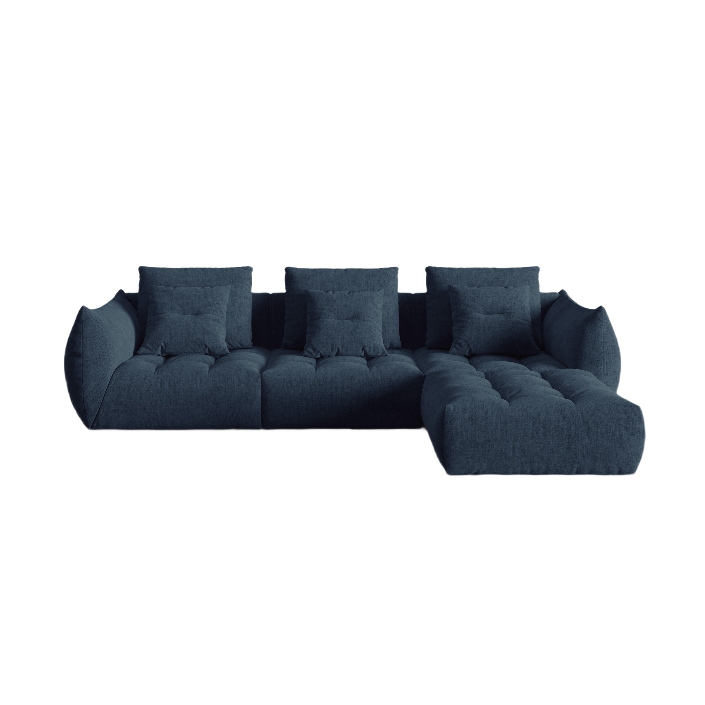 Modulares Sofa, "Bloom", 2 Sitze, Dunkelblau, 332x216x95
In Europa gemacht