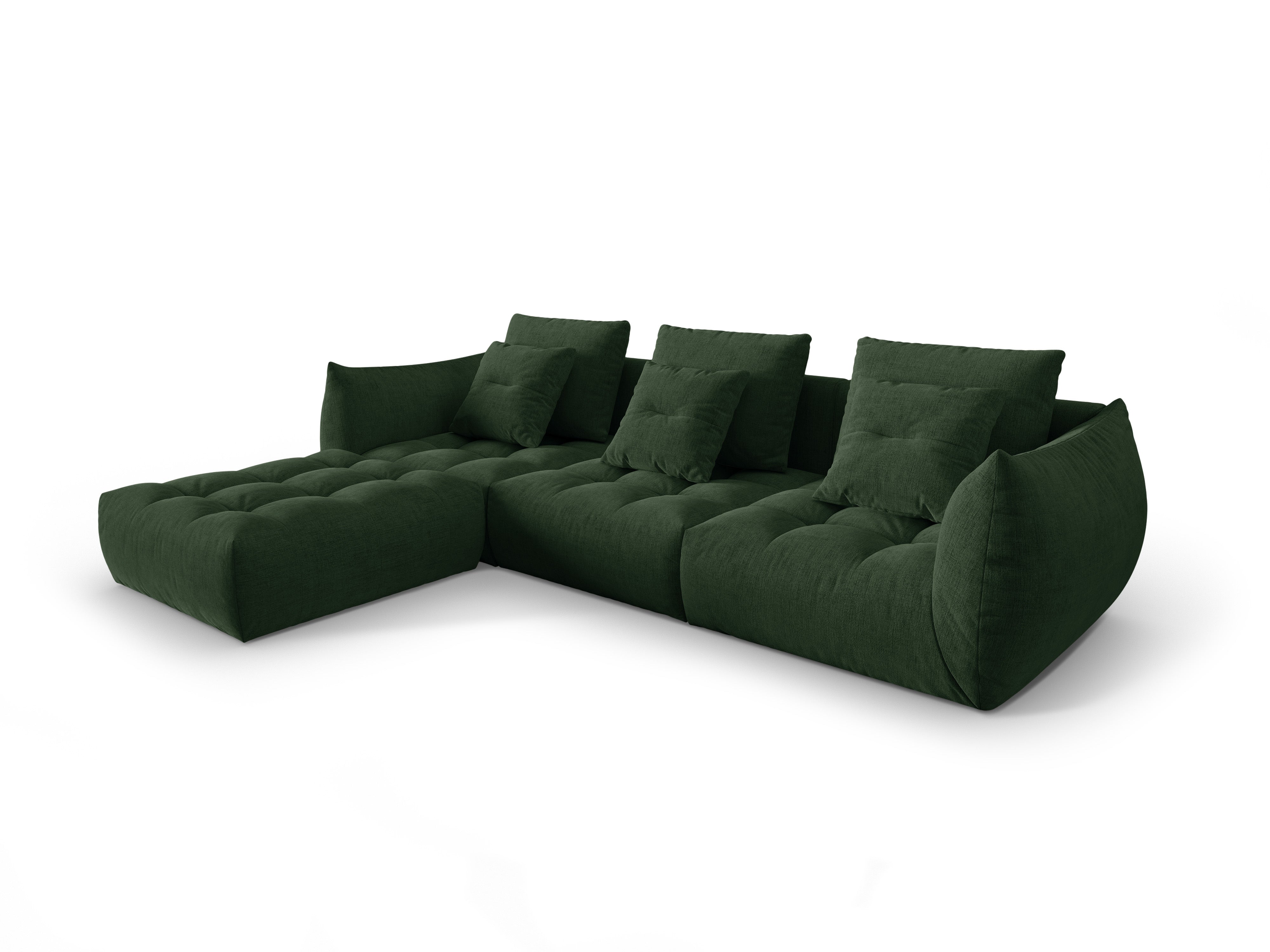 Modulares Sofa, "Bloom", 2 Sitze, Moosgrün, 332x216x95
In Europa gemacht