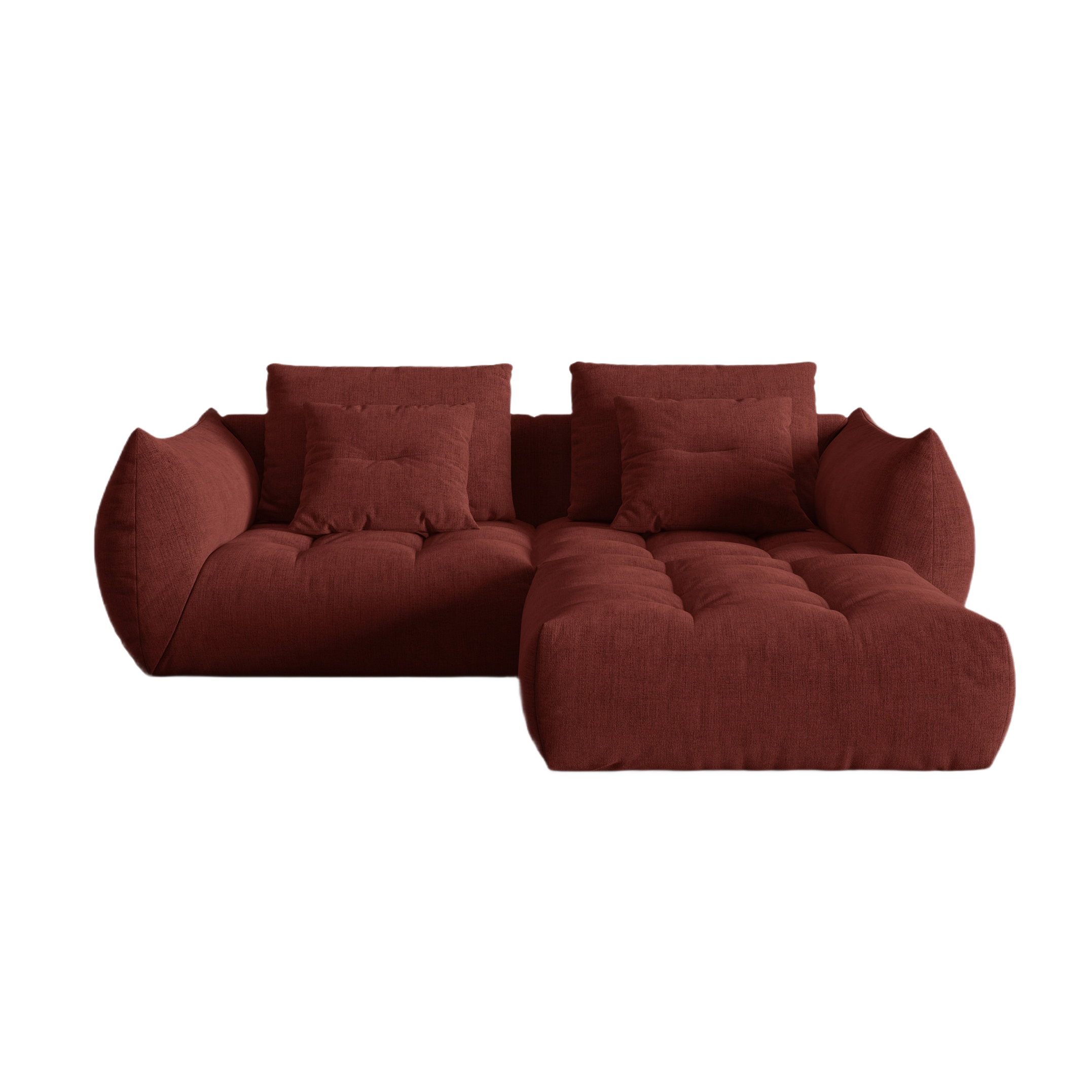Modular Sofa, "Bloom", 3 Seats, Red, 232x216x95
Made in Europe