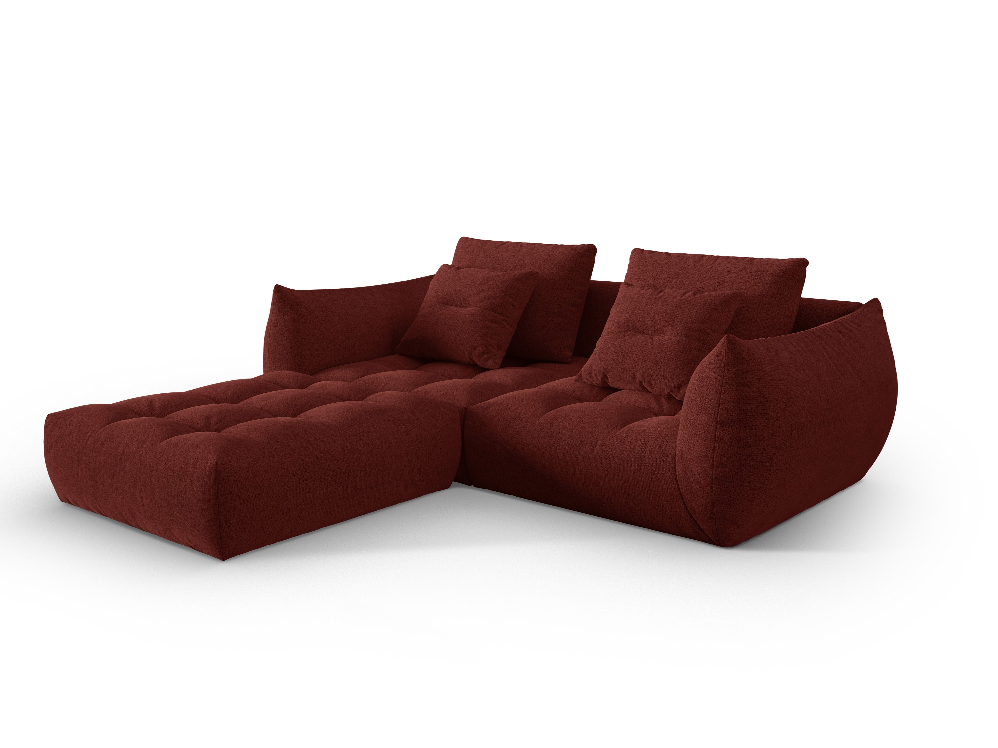 Modular Sofa, "Bloom", 3 Seats, Red, 232x216x95
Made in Europe
