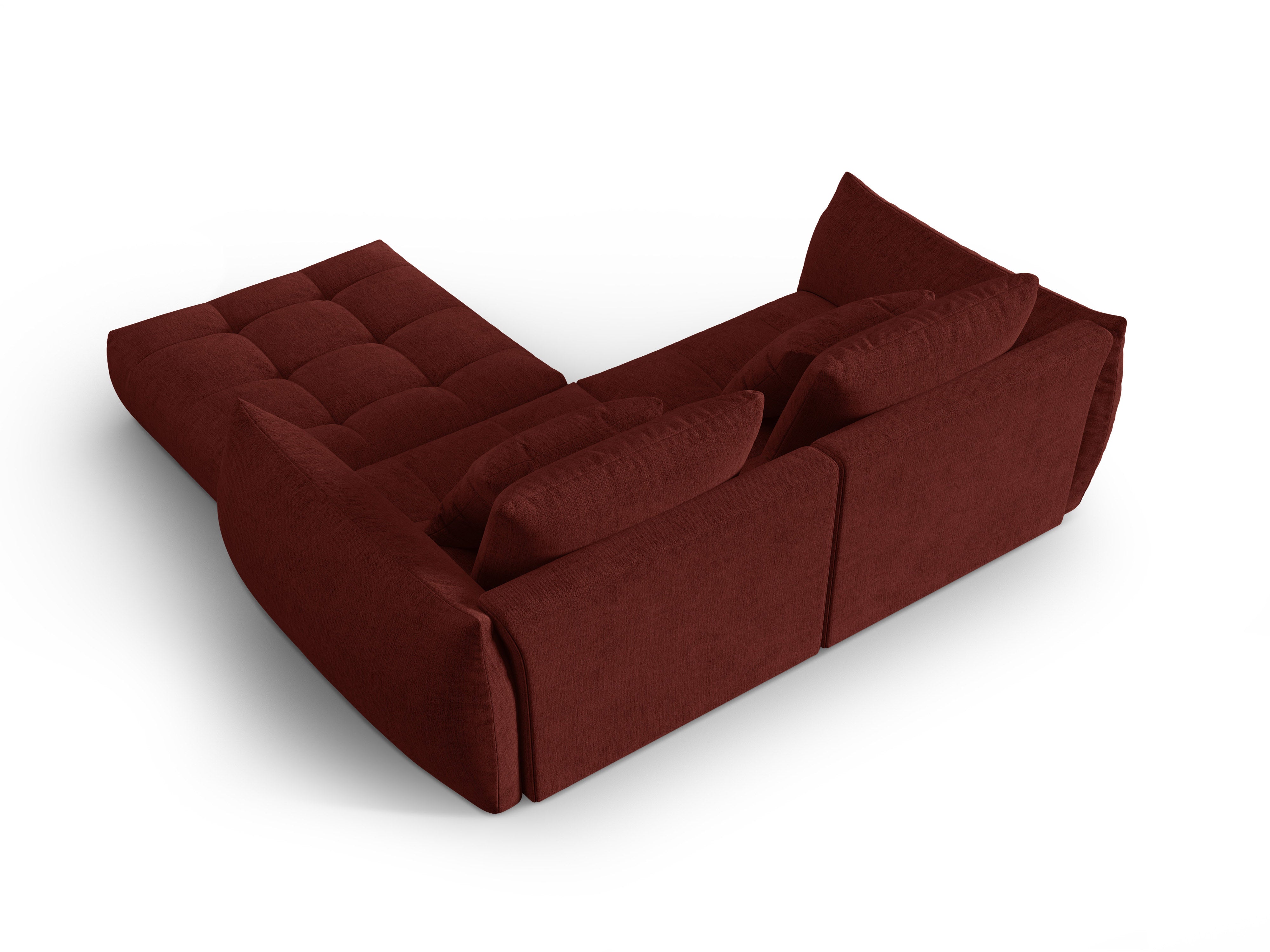 Modular Sofa, "Bloom", 3 Seats, Red, 232x216x95
Made in Europe