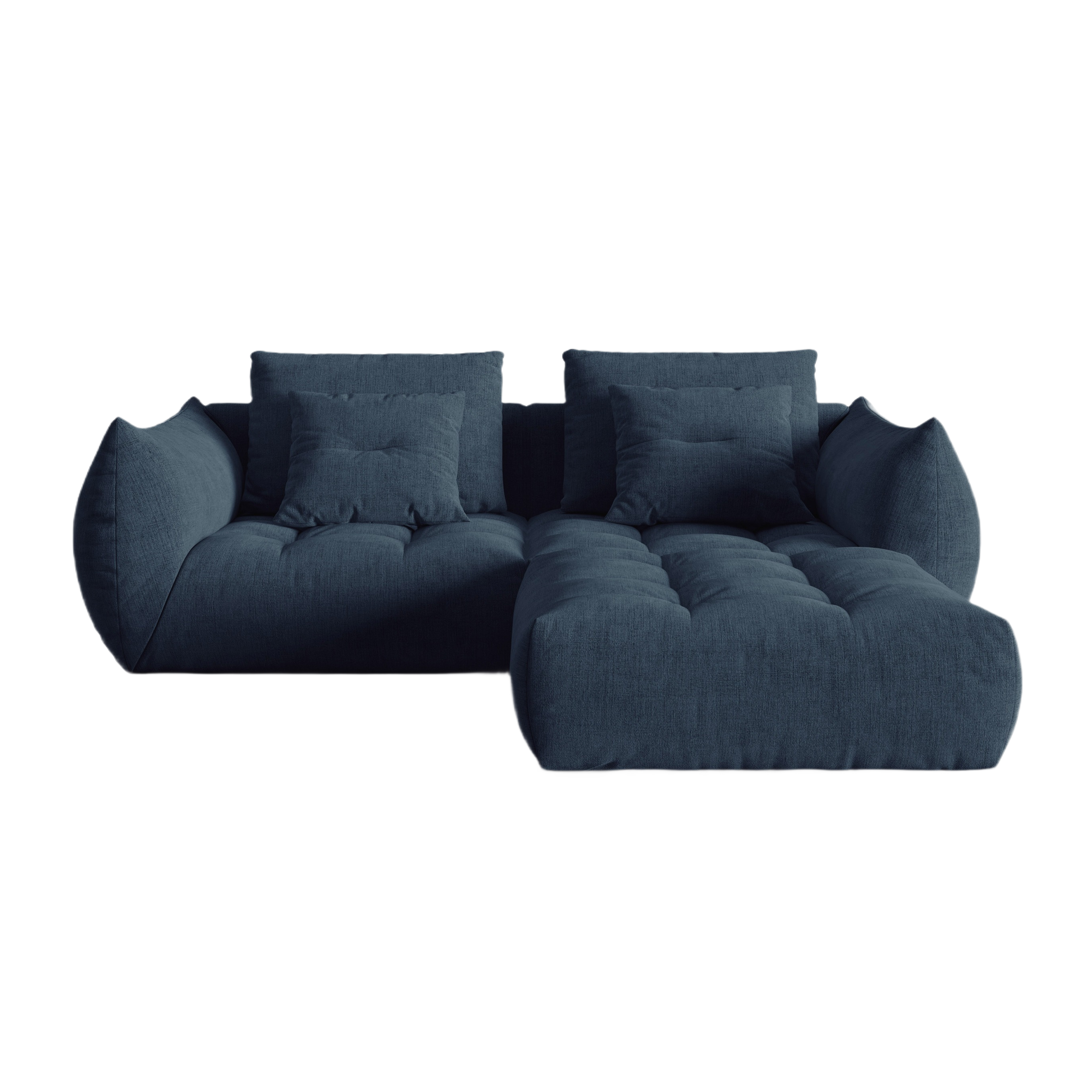 Modular Sofa, "Bloom", 3 Seats, Dark Blue, 232x216x95
Made in Europe
