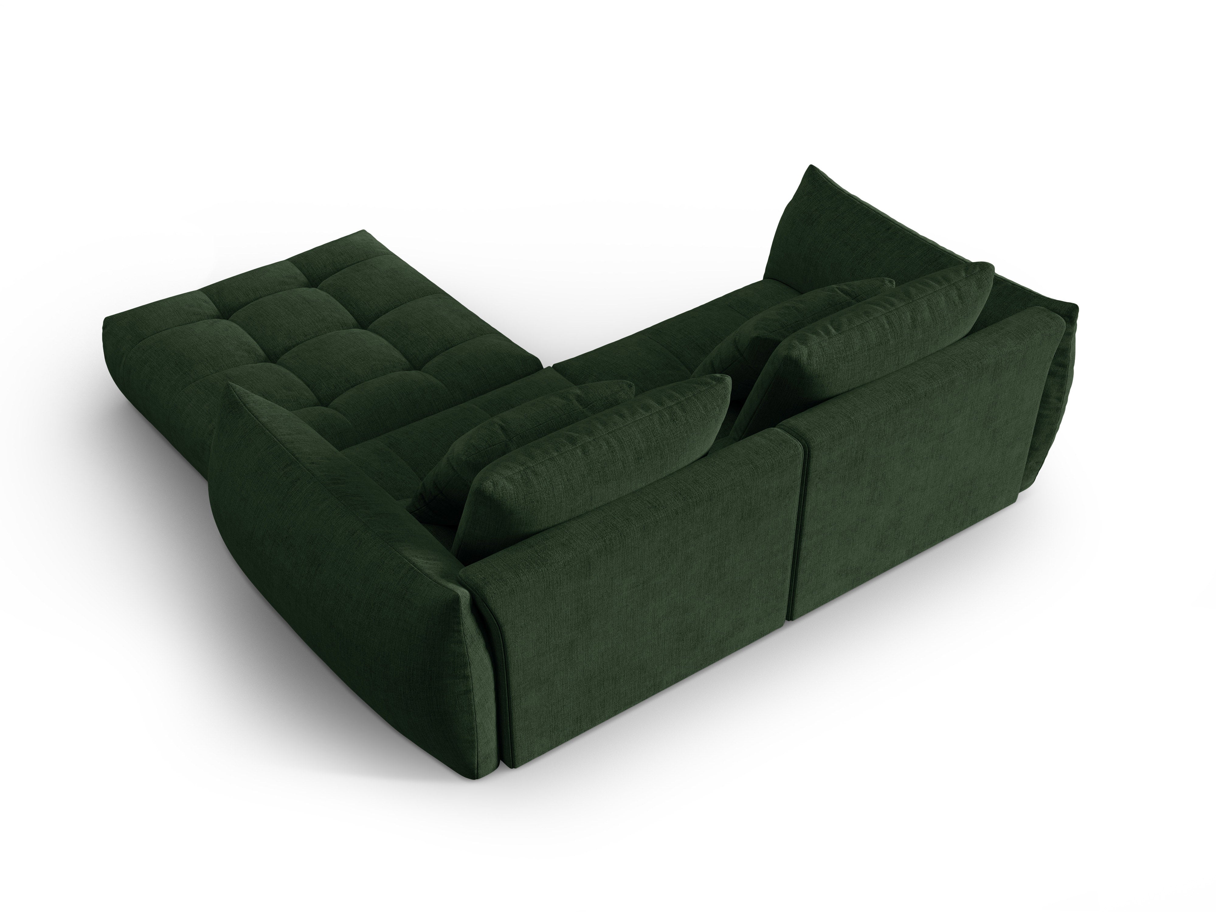 Modular Sofa, "Bloom", 3 Seats, Moss Green, 232x216x95
Made in Europe