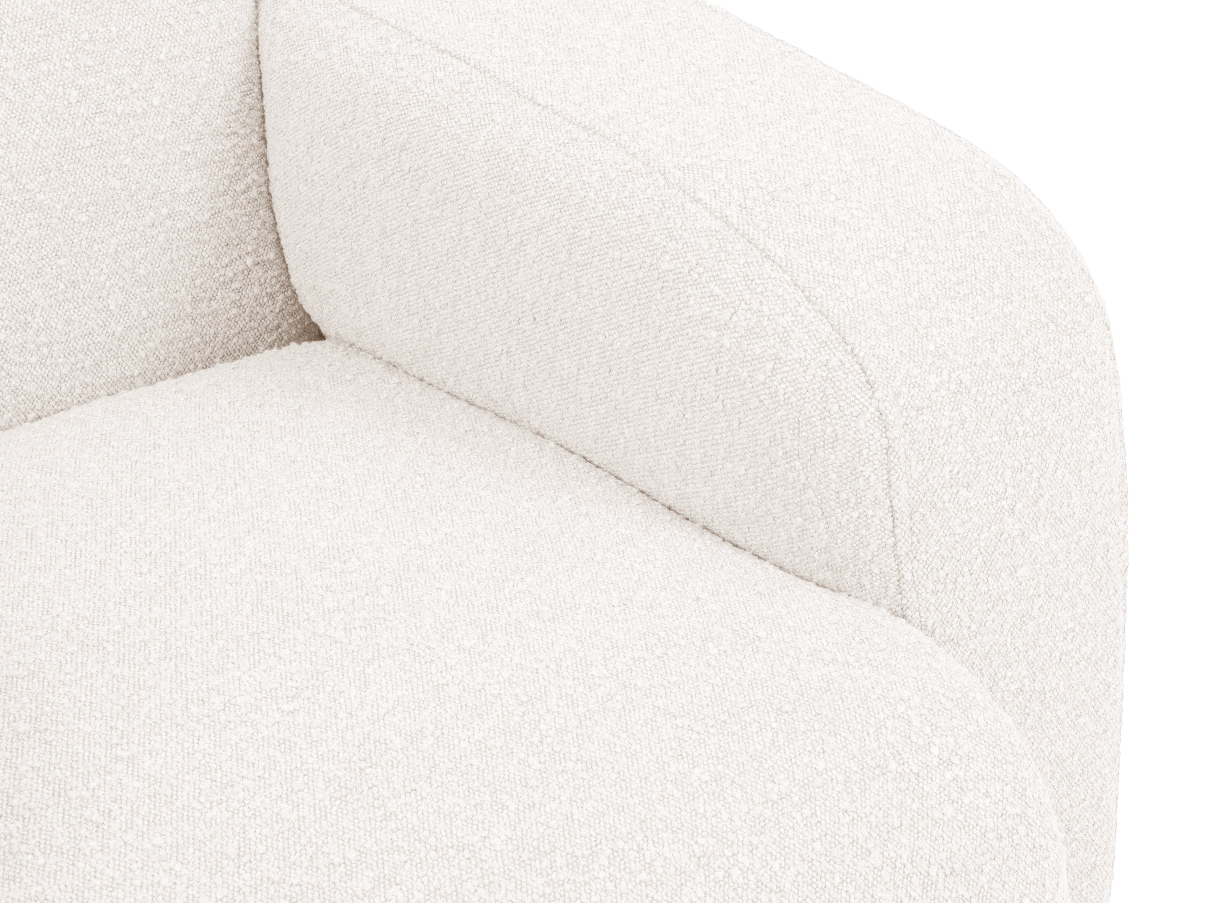 Narożnik w tkaninie boucle lewostronny MOLINO biały Micadoni Eye on Design
