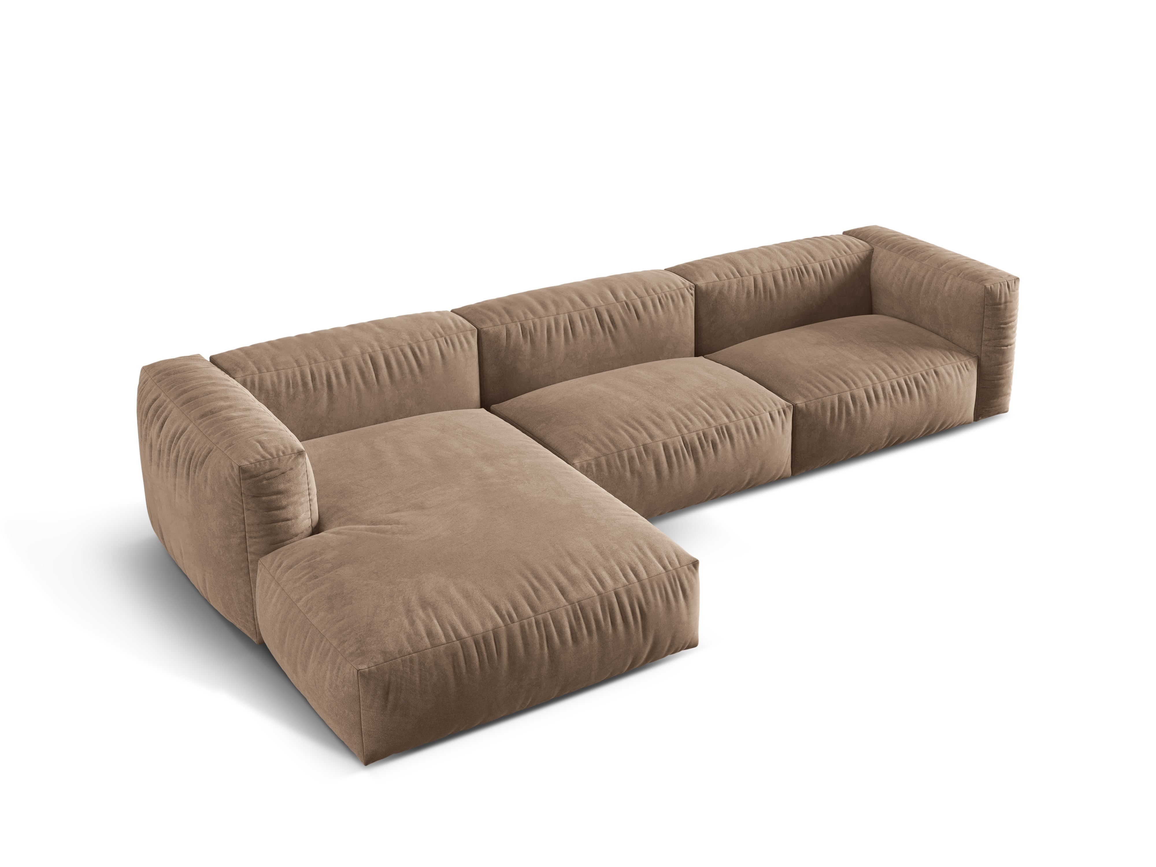 LEVED LEFT CORNER 3-seater Martina Dark-tone