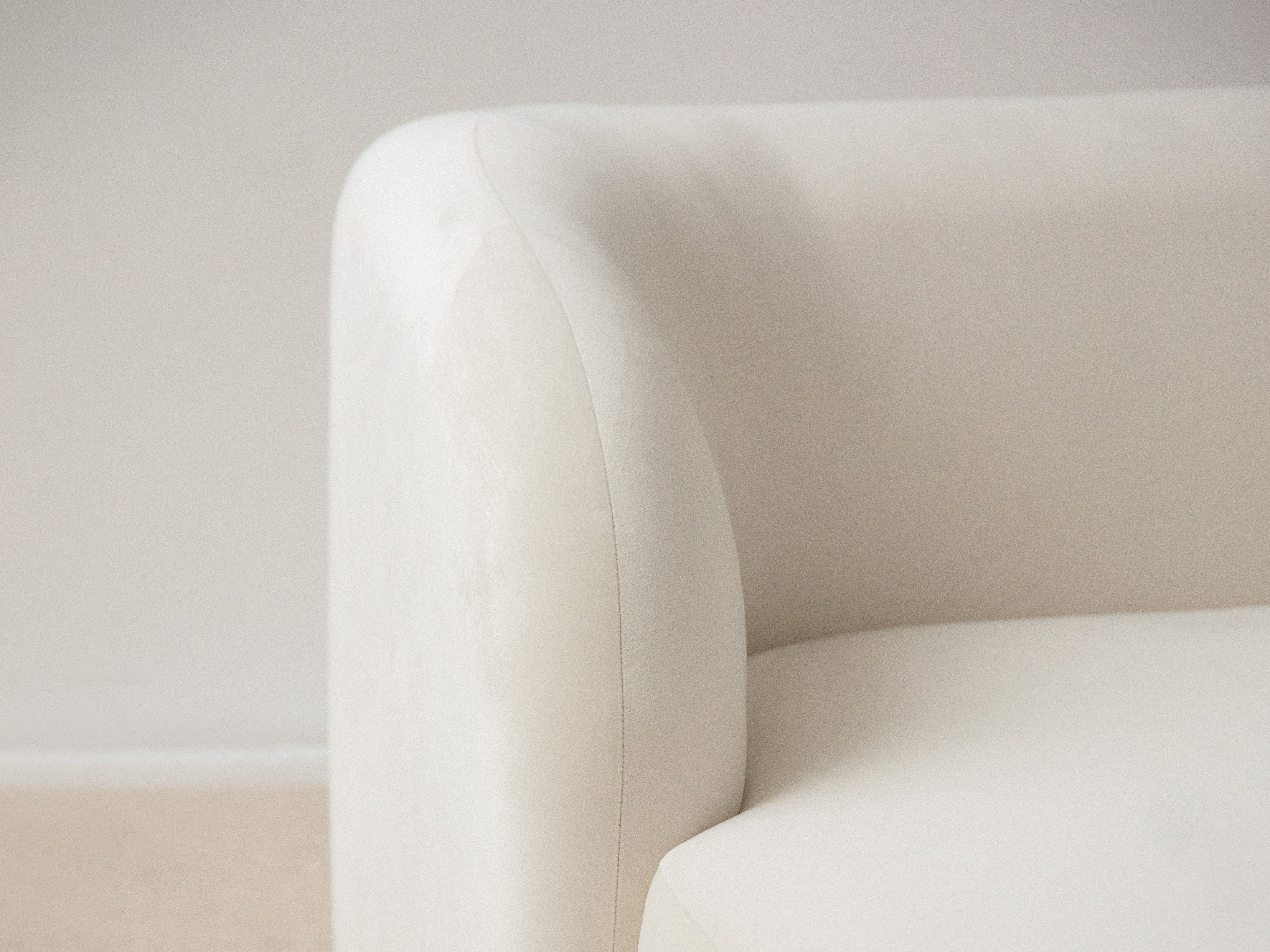 Open left-sided 4-seater sofa MILEY black chenille