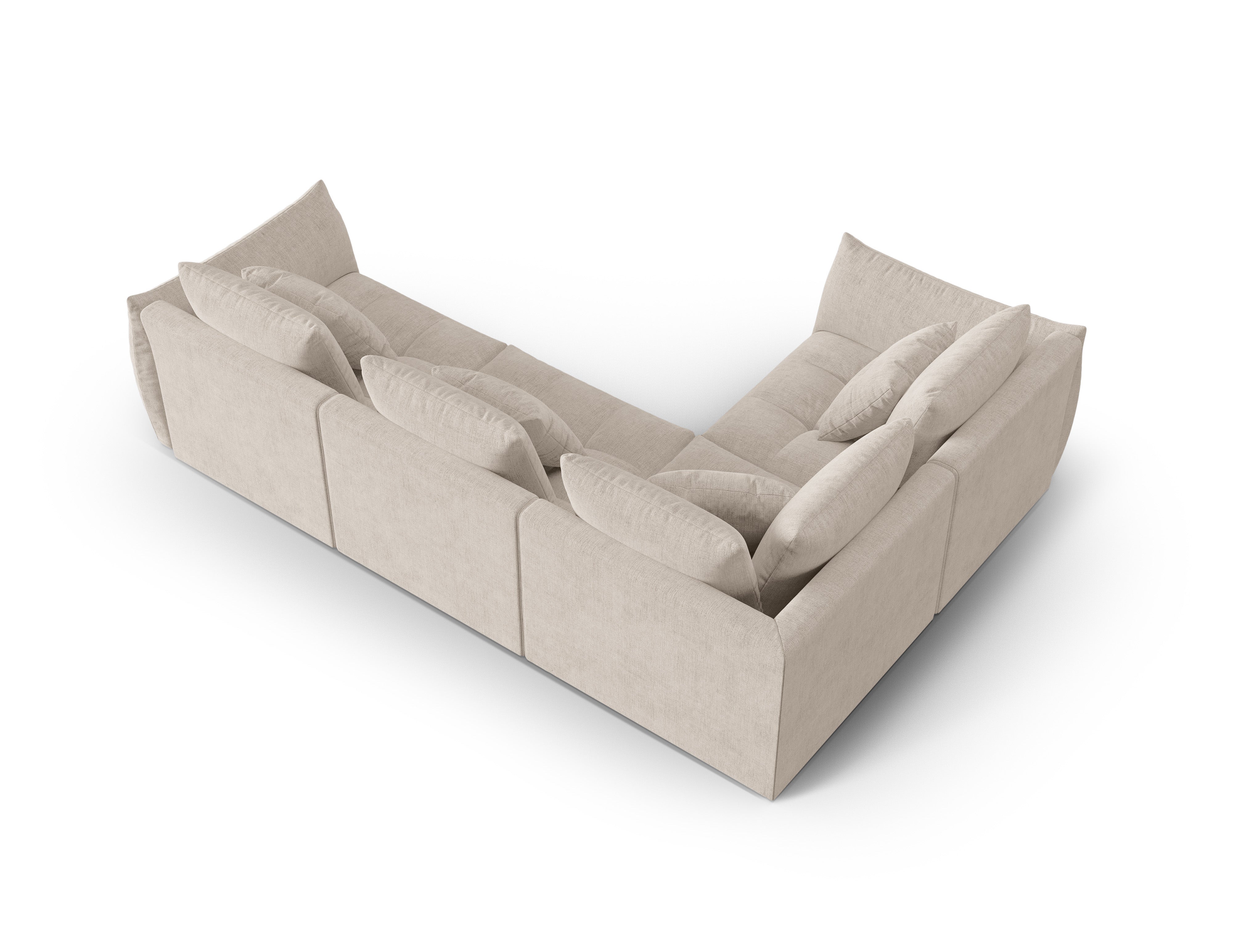 Modular Left Corner Sofa, "Bloom", 3 Seats, Dark Beige, 316x216x95
Made in Europe