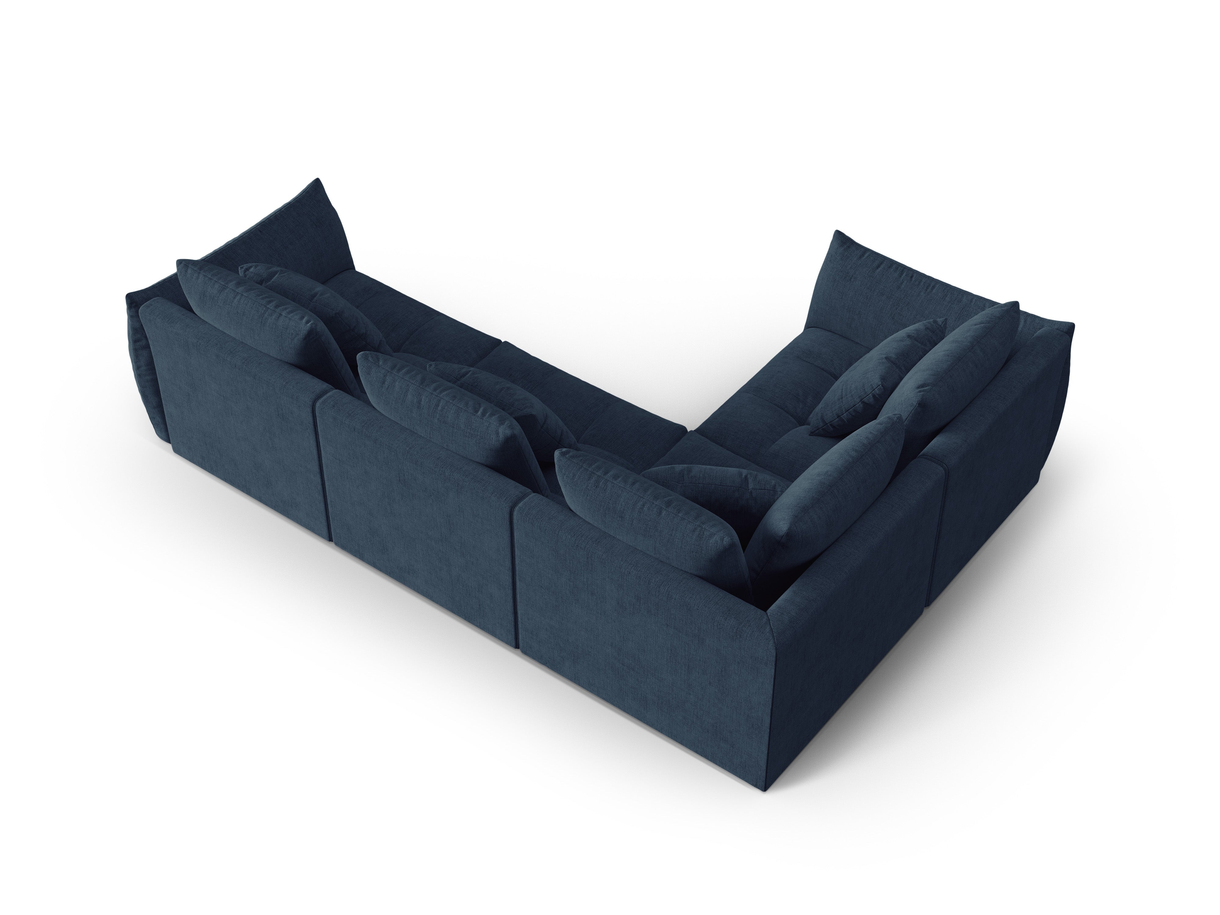 Modular Left Corner Sofa, "Bloom", 3 Seats, Dark Blue, 316x216x95
Made in Europe