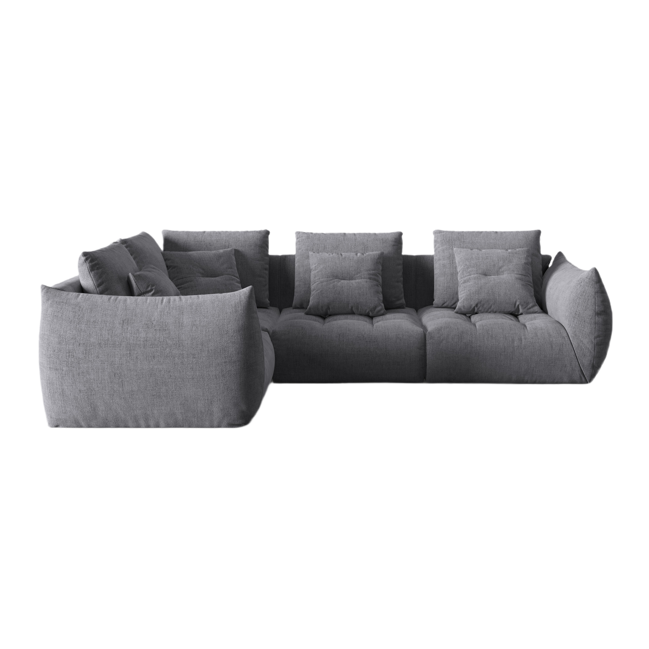 Modulares linke Ecksofa, "Bloom", 3 Sitze, Grau, 316x216x95
In Europa gemacht