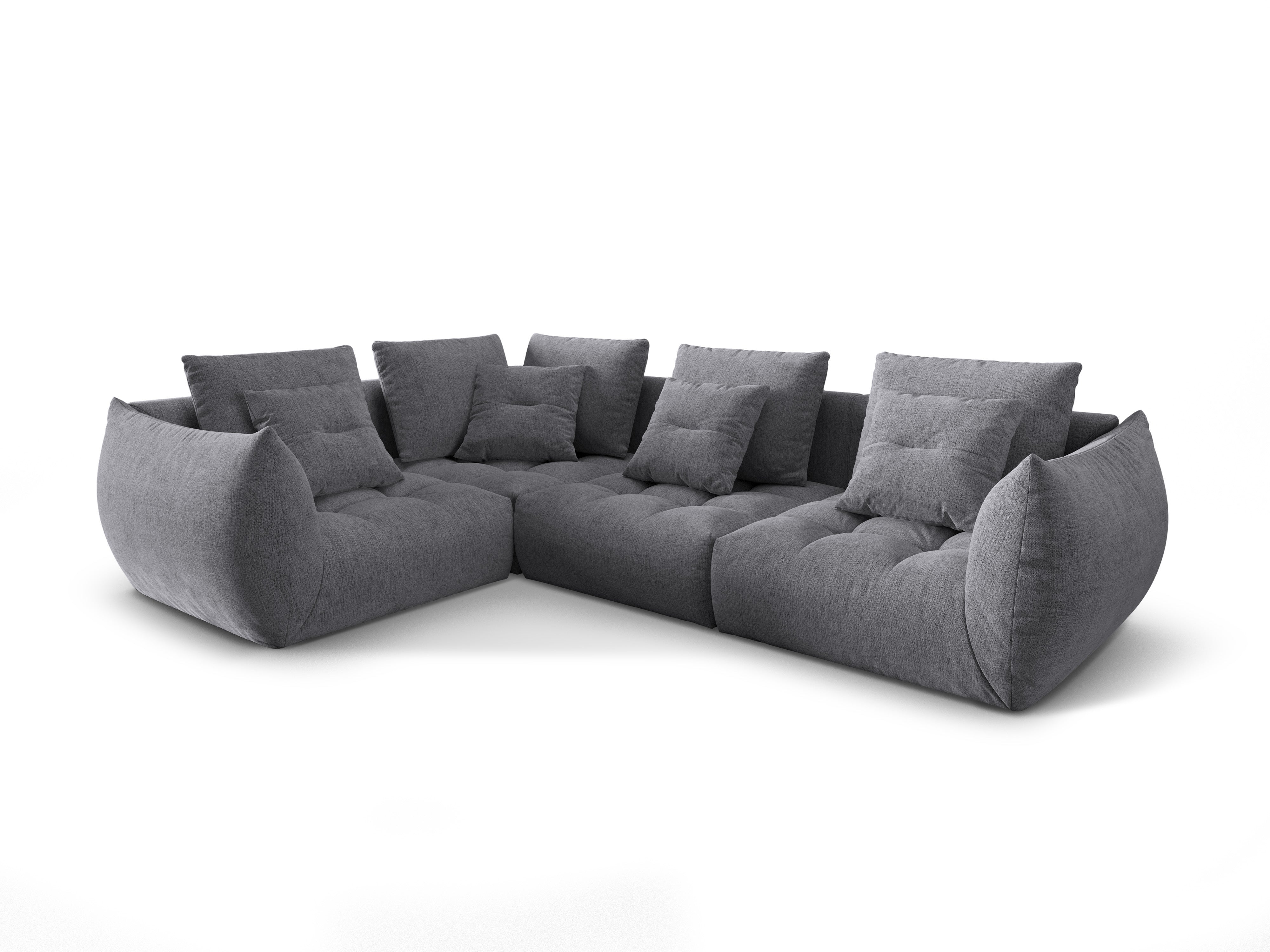 Modulares linke Ecksofa, "Bloom", 3 Sitze, Grau, 316x216x95
In Europa gemacht