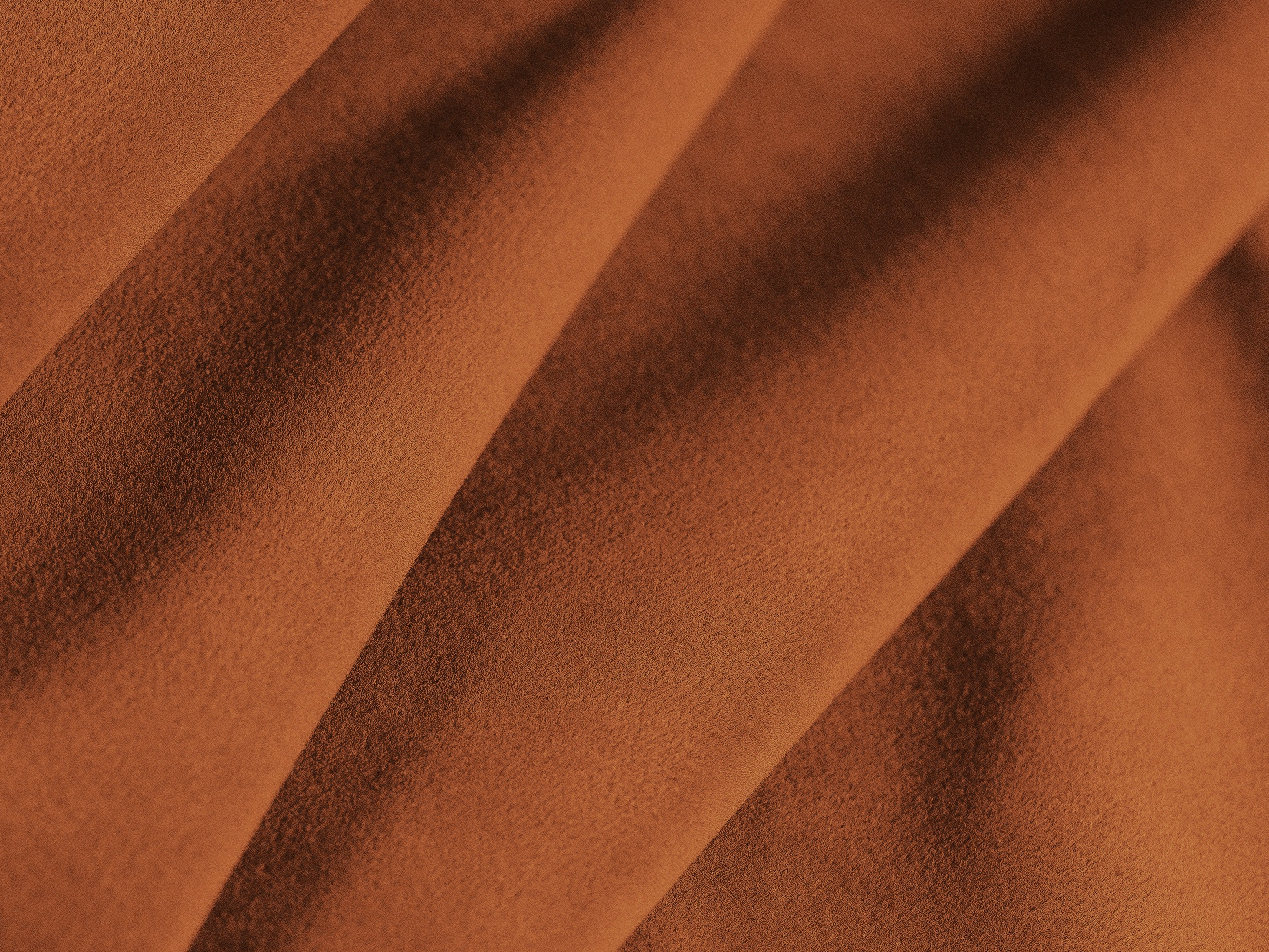 Narożnik aksamitny prawostronny 4-osobowy KATE terracotta