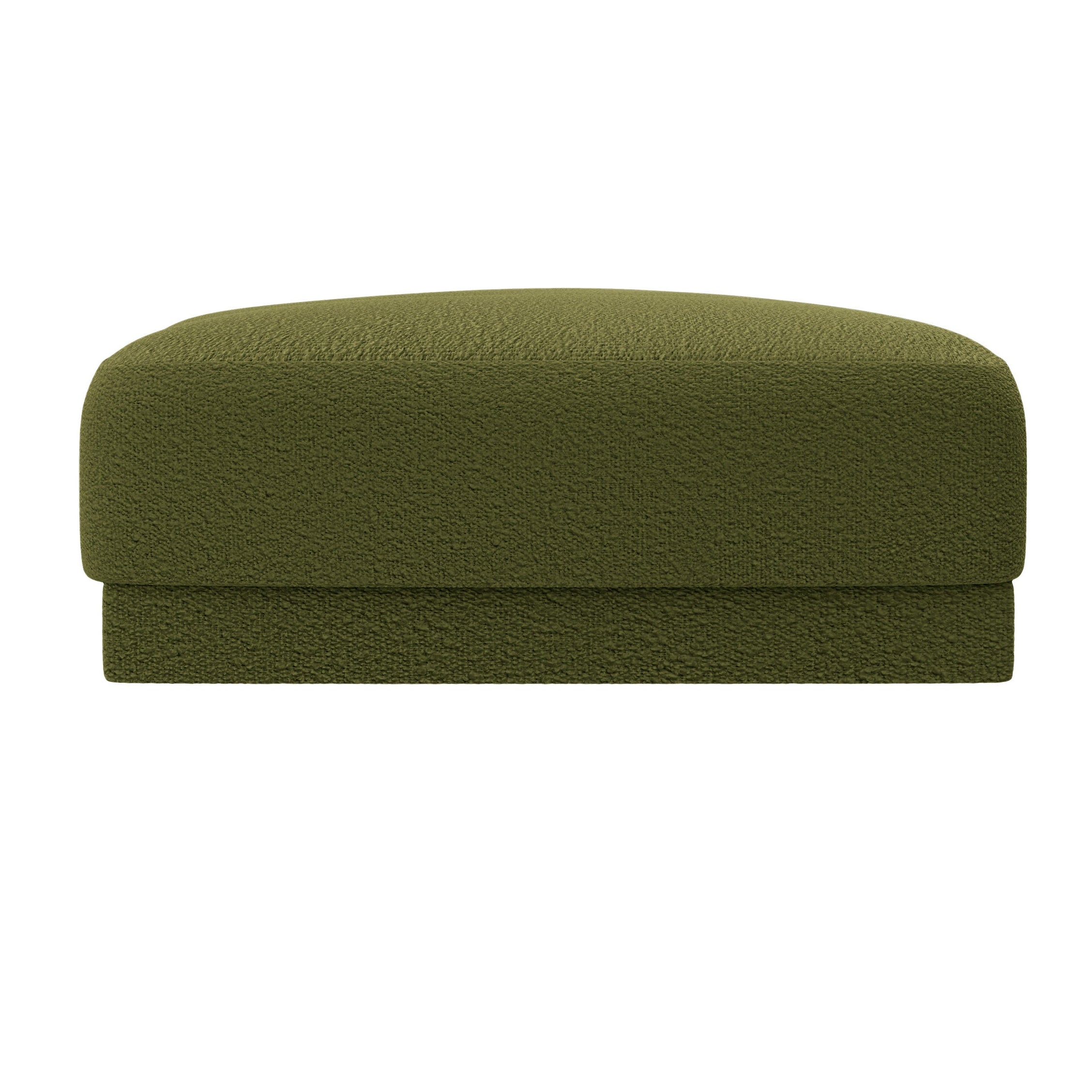 MILEY Pouf Green Boucle