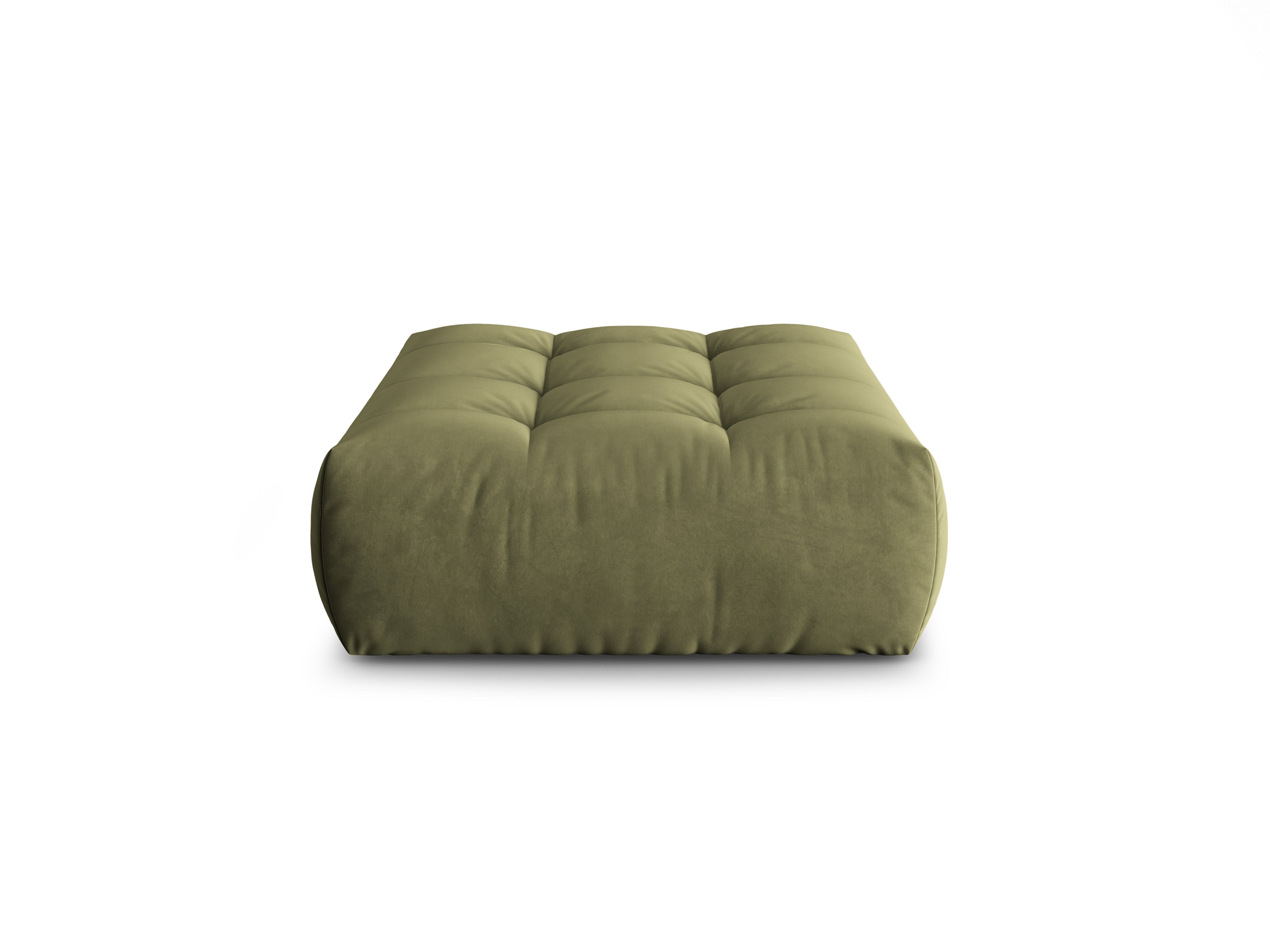 Velvet Pouf BLOOM Green
