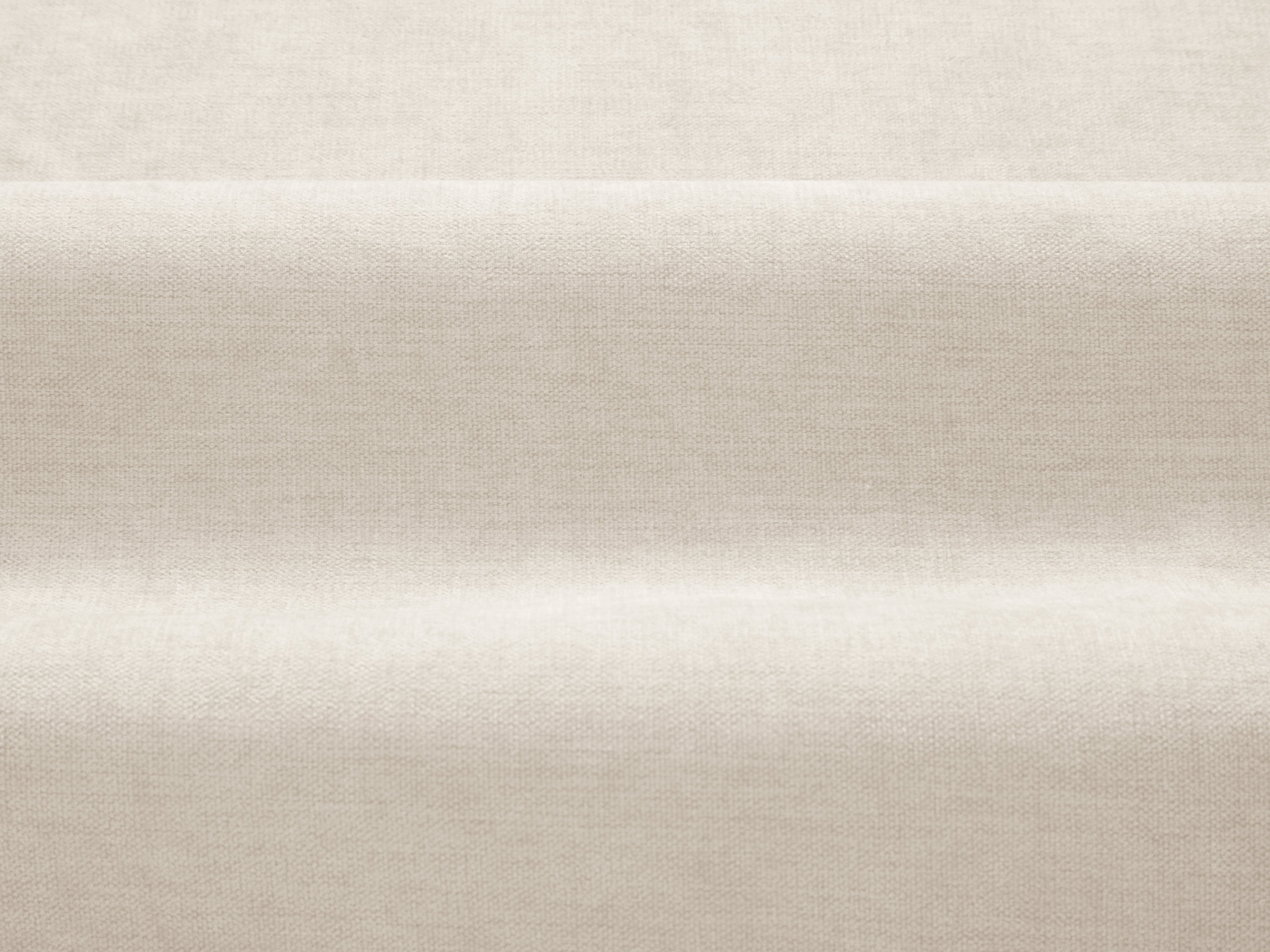 ADA pouf ivory chenille