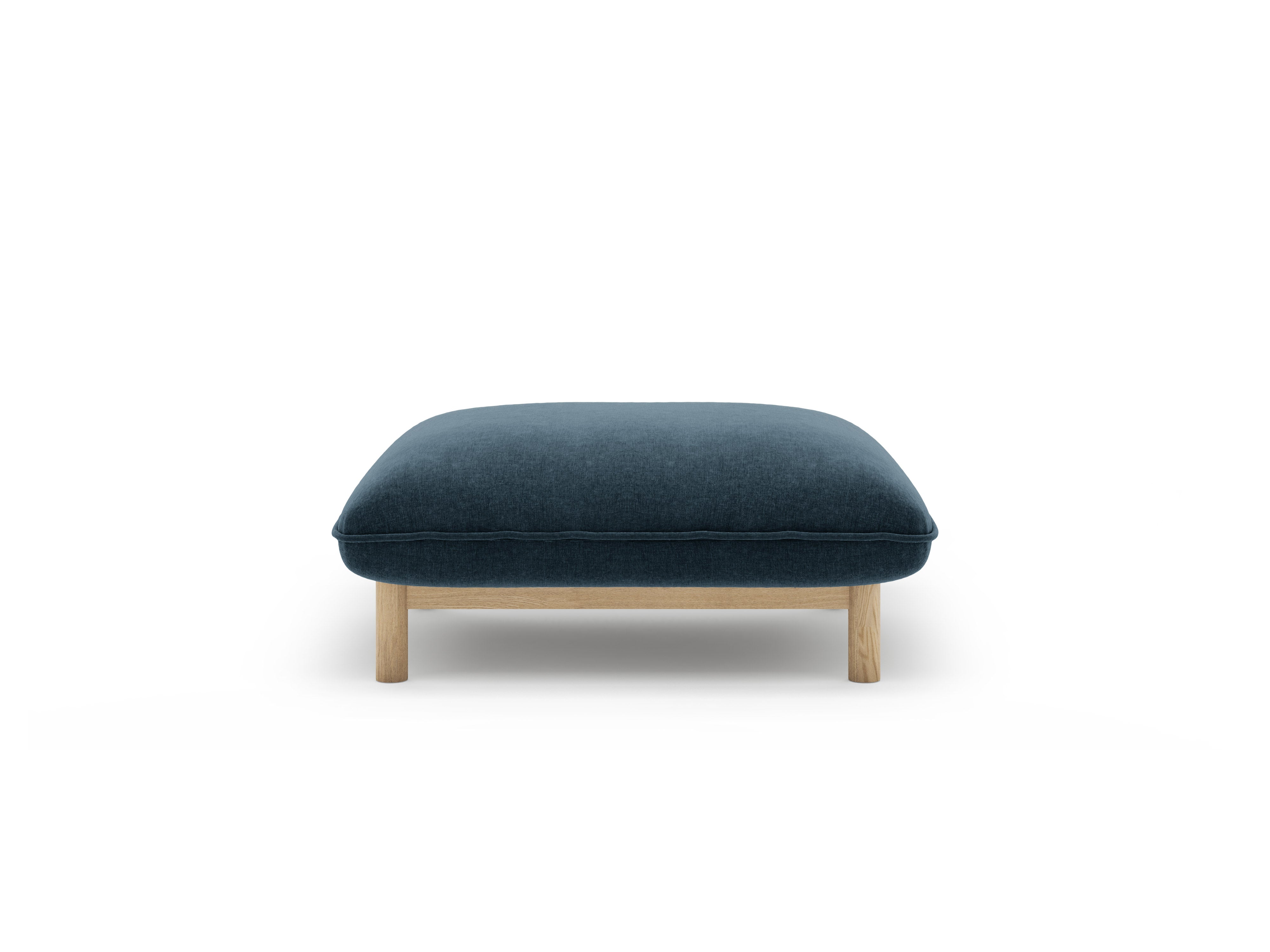 ADA pouf marine blue chenille