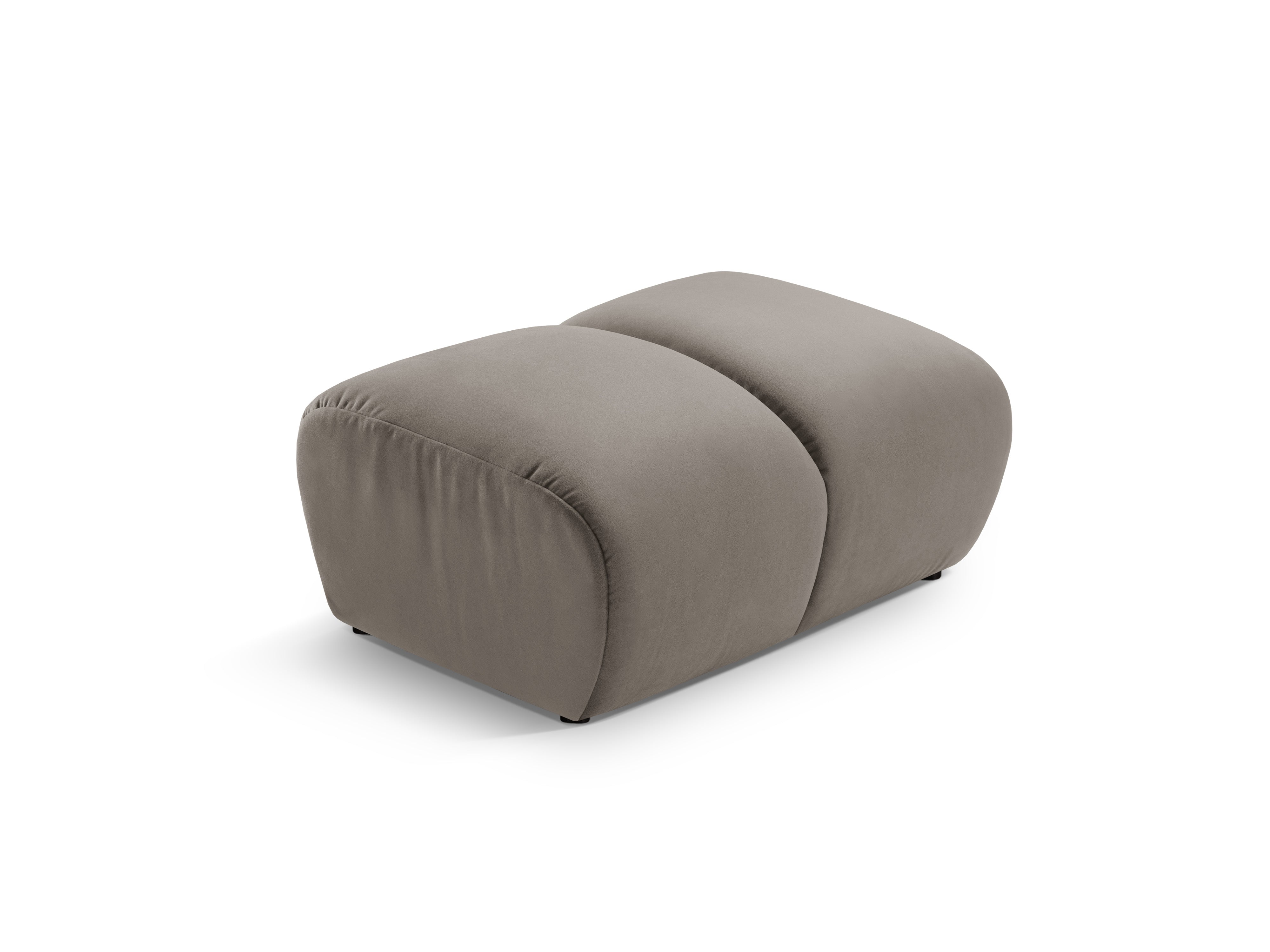 Velvet Ponuf, "Diana", 1 Seat, Gray Brown, 82x60x42
Made in Europe