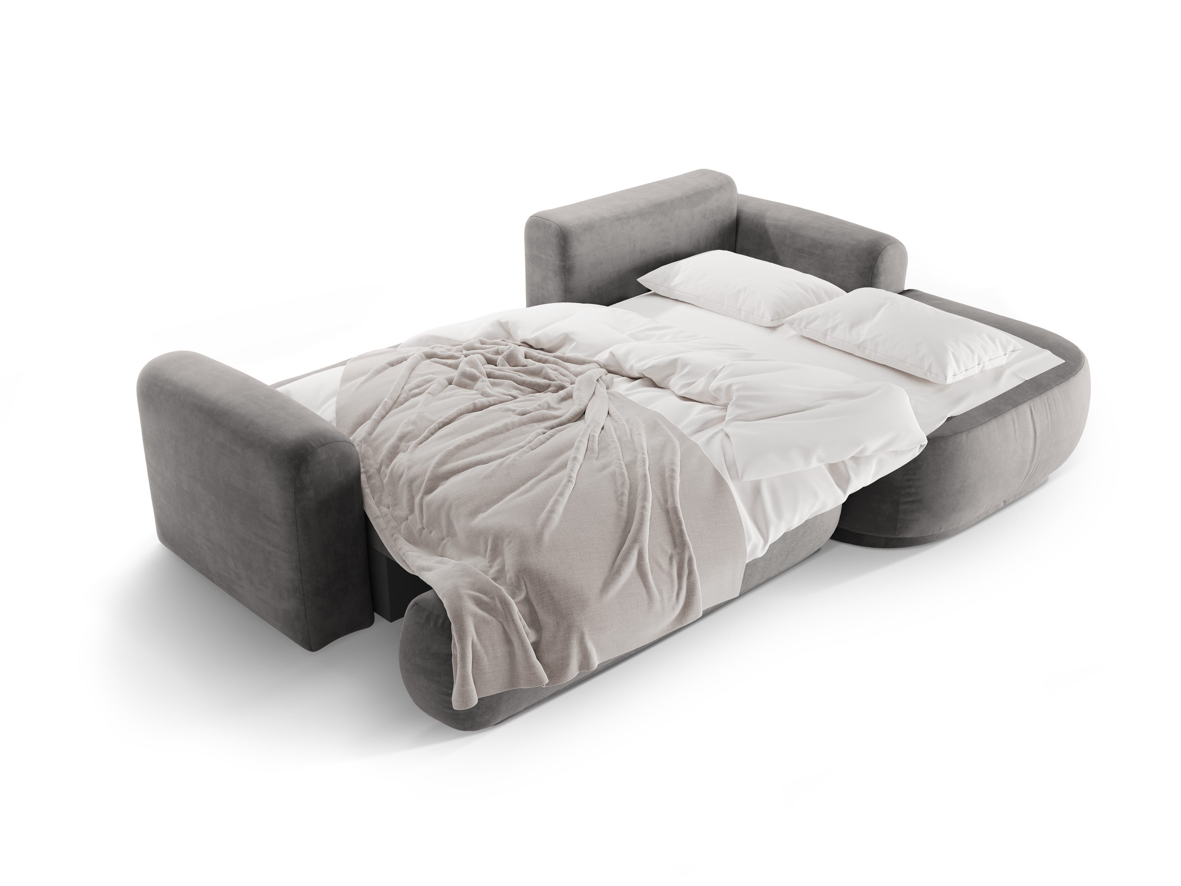 Right -sided velvet corner with Ella Gray sleeping function