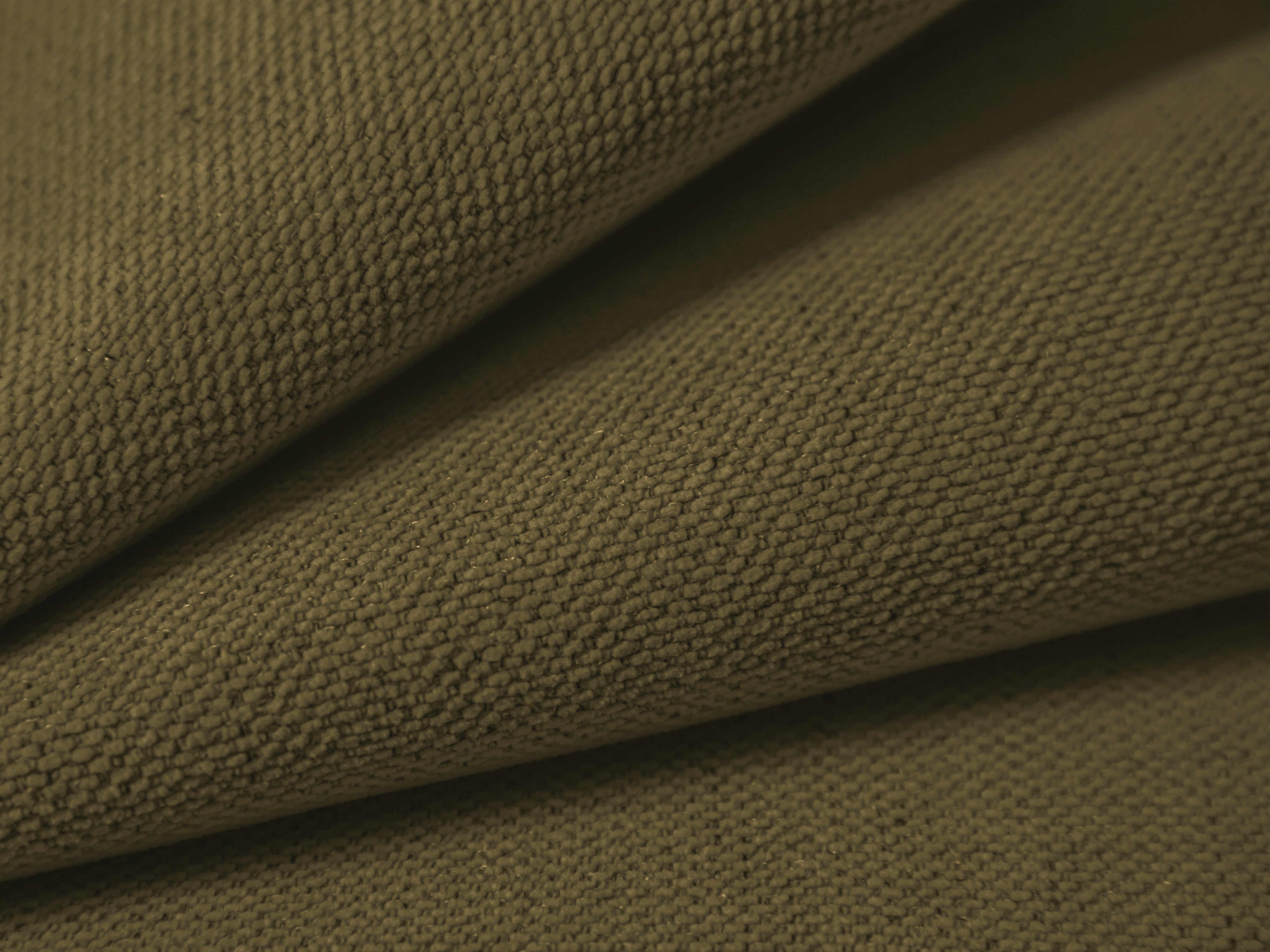 Right-facing 3-seater sofa bed VICTOR green chenille