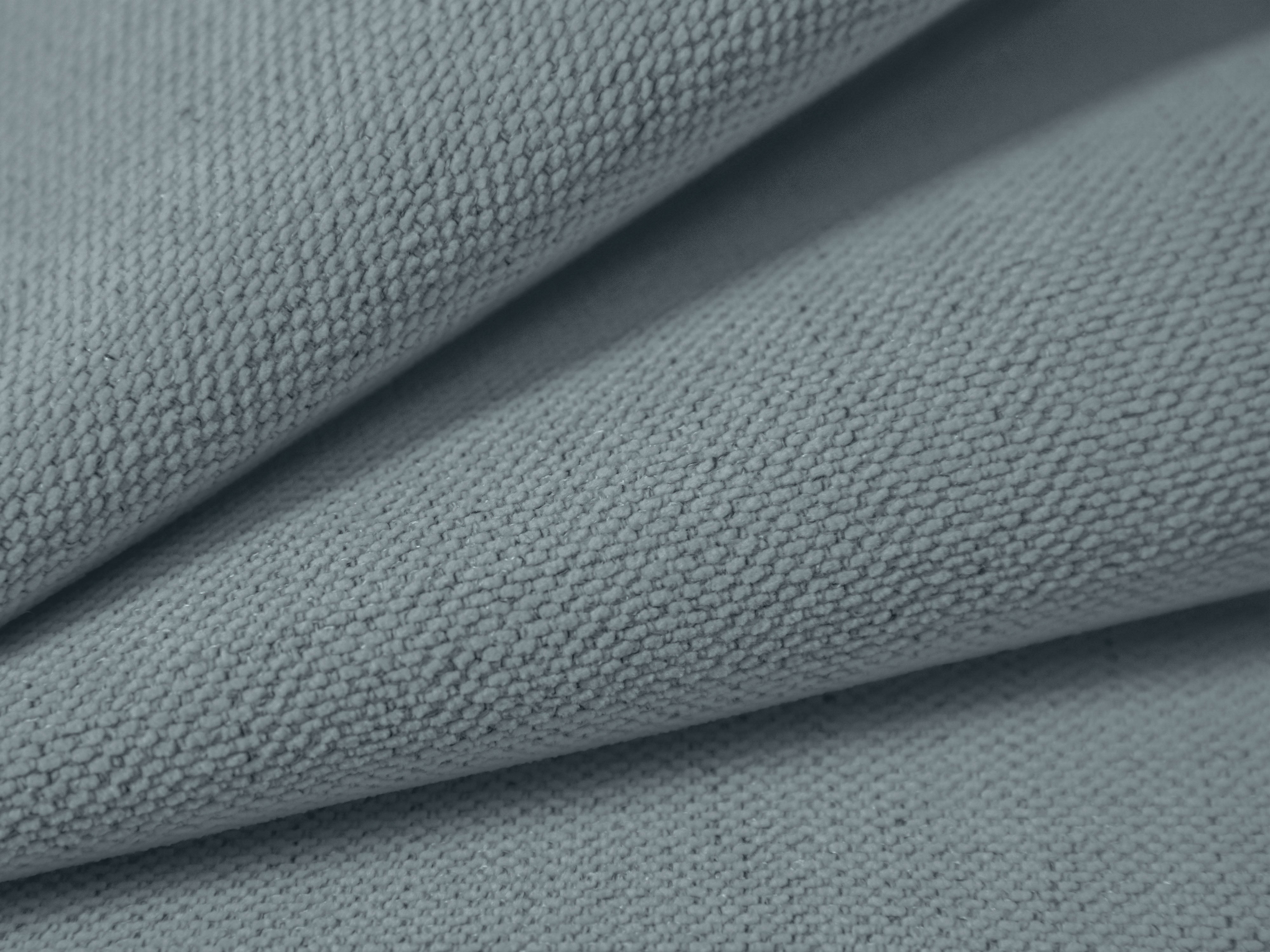 Rechtsseitige 3-Sitzer-Couch mit Schlaffunktion VICTOR in hellblauem Chenille