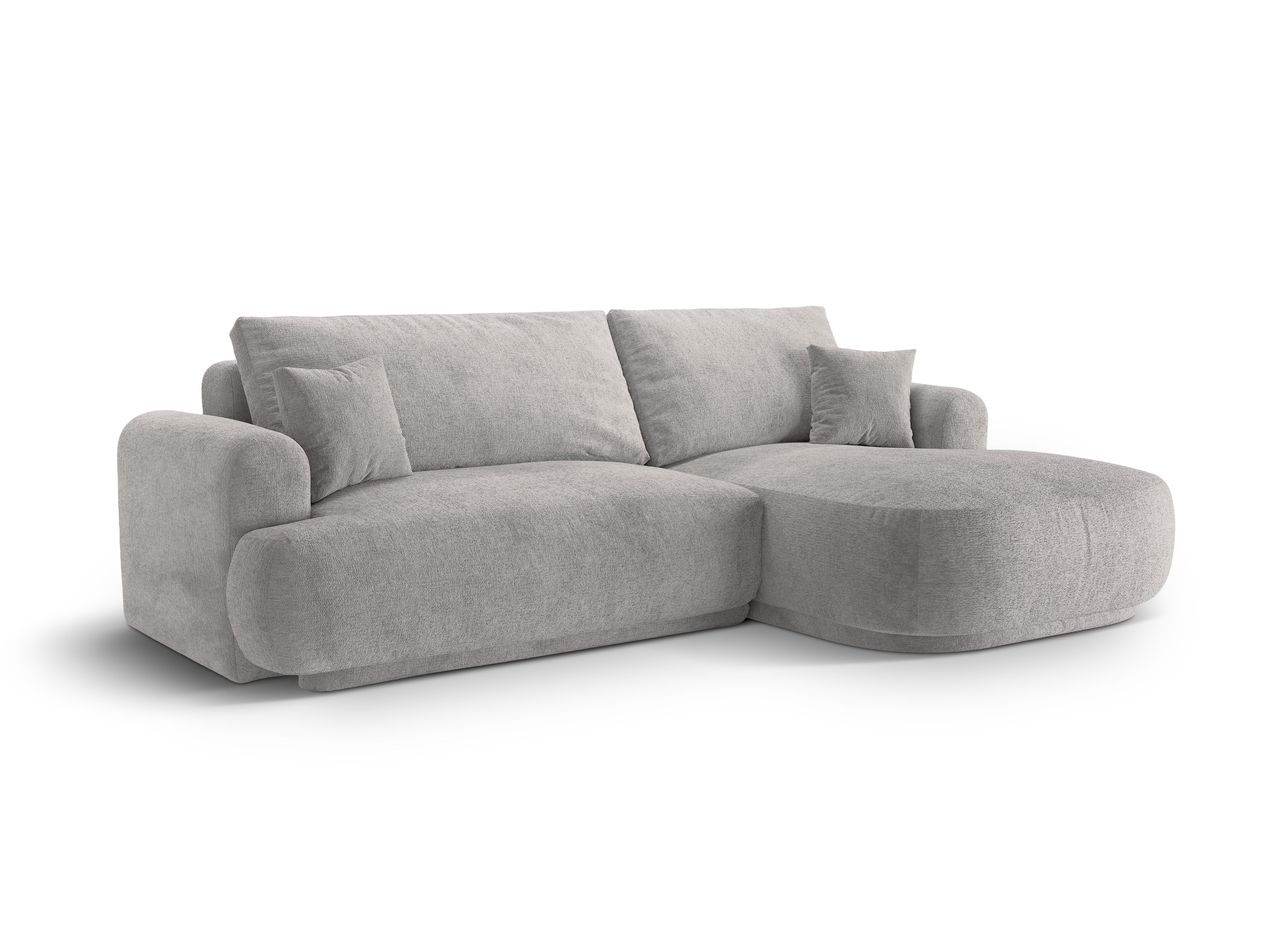Right -sided corner with sleeping function Ella Jasnoszary