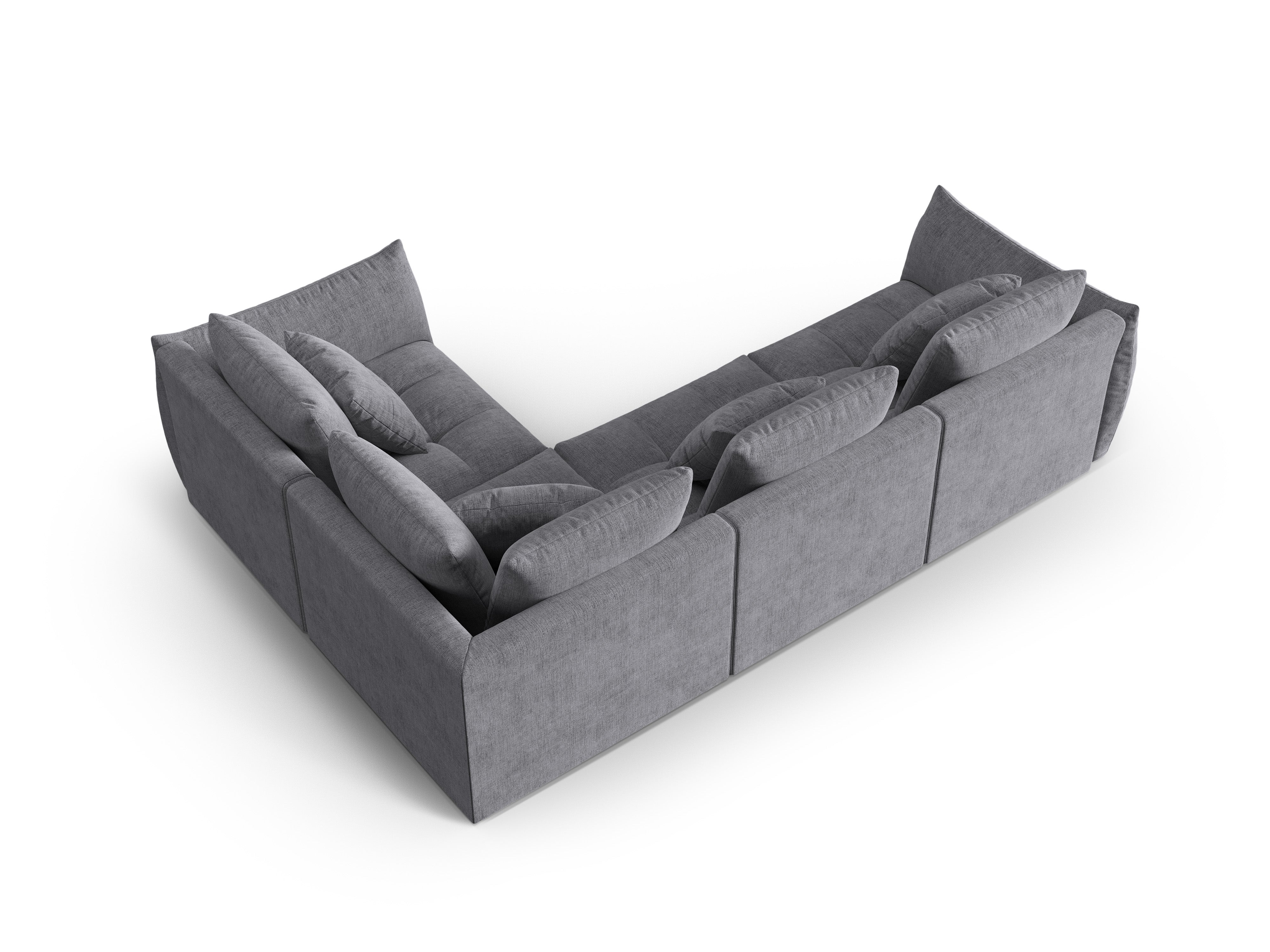 Modularer rechter Ecksofa, "Bloom", 3 Sitze, Grau, 316x216x95
In Europa gemacht