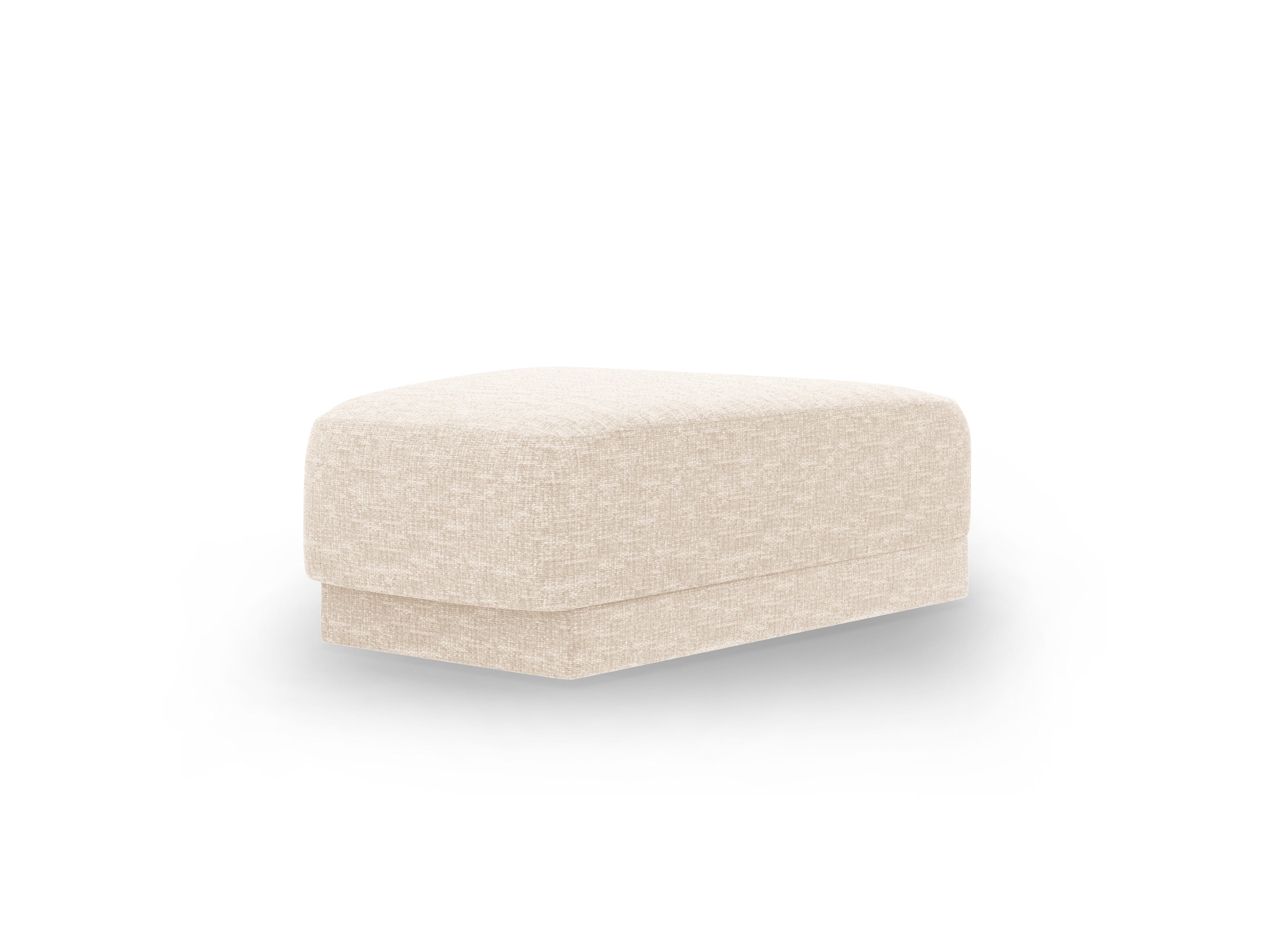 MILEY Puff in light beige silky chenille