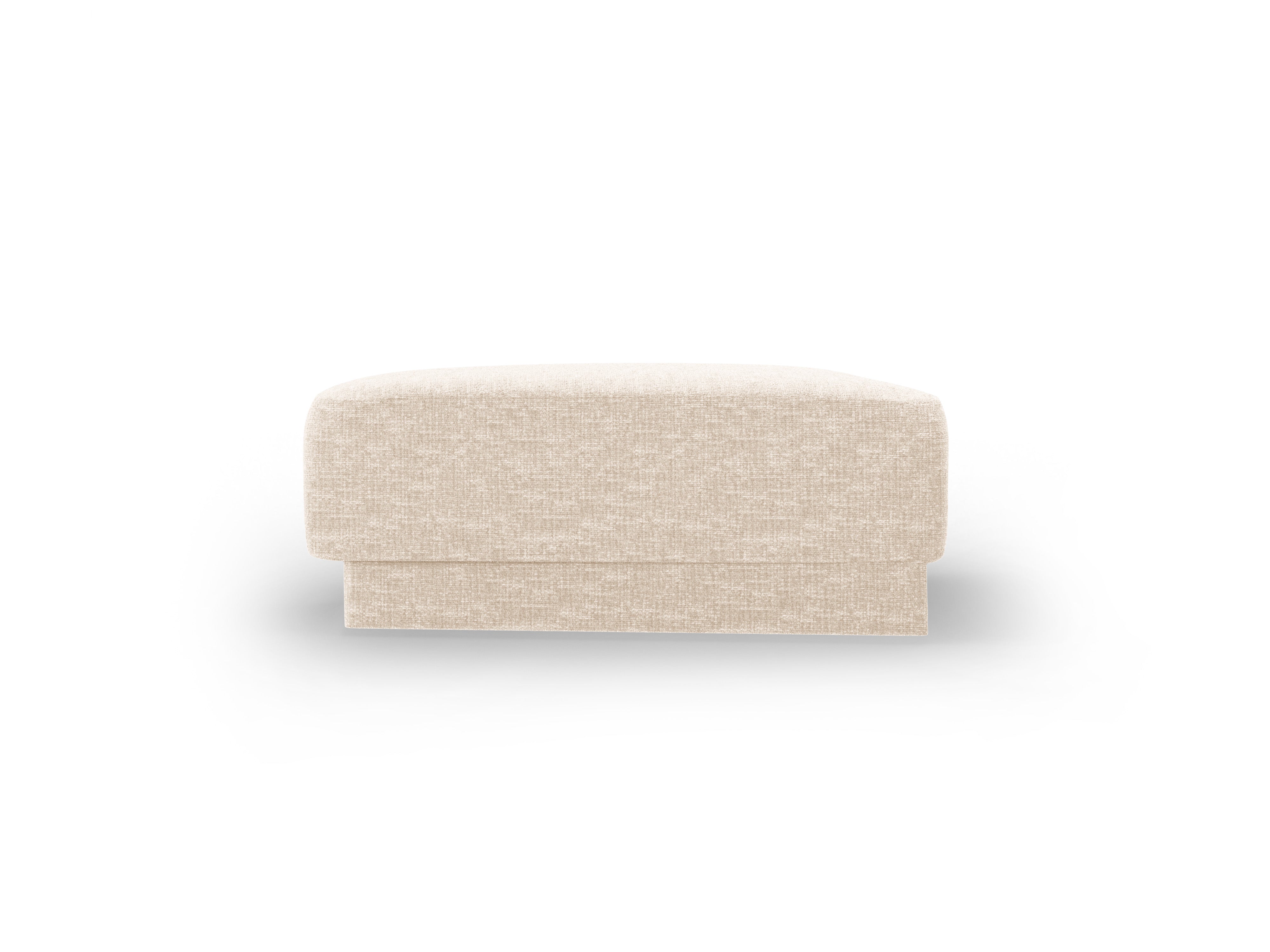 MILEY Puff in light beige silky chenille