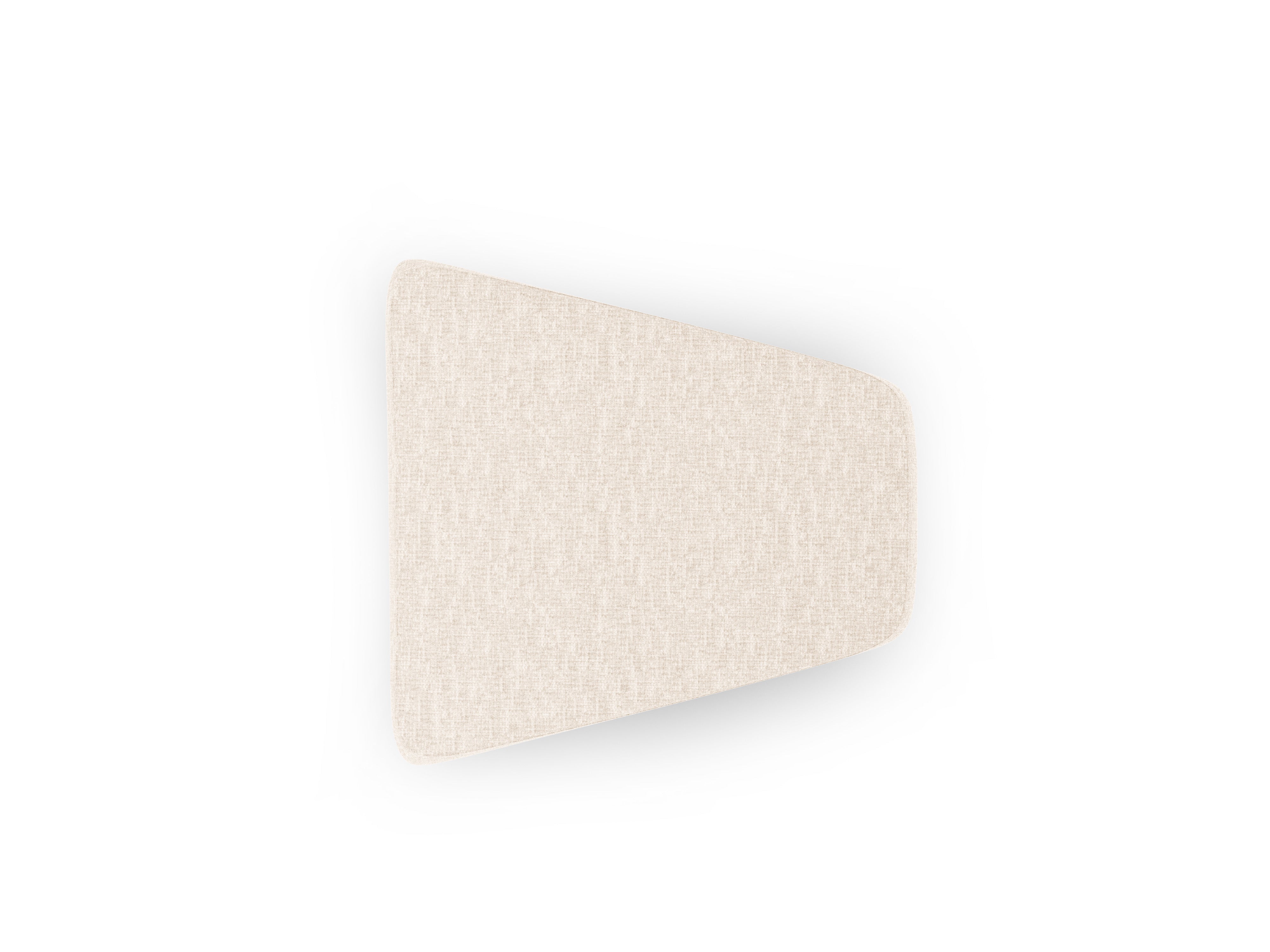 MILEY Puff in light beige silky chenille