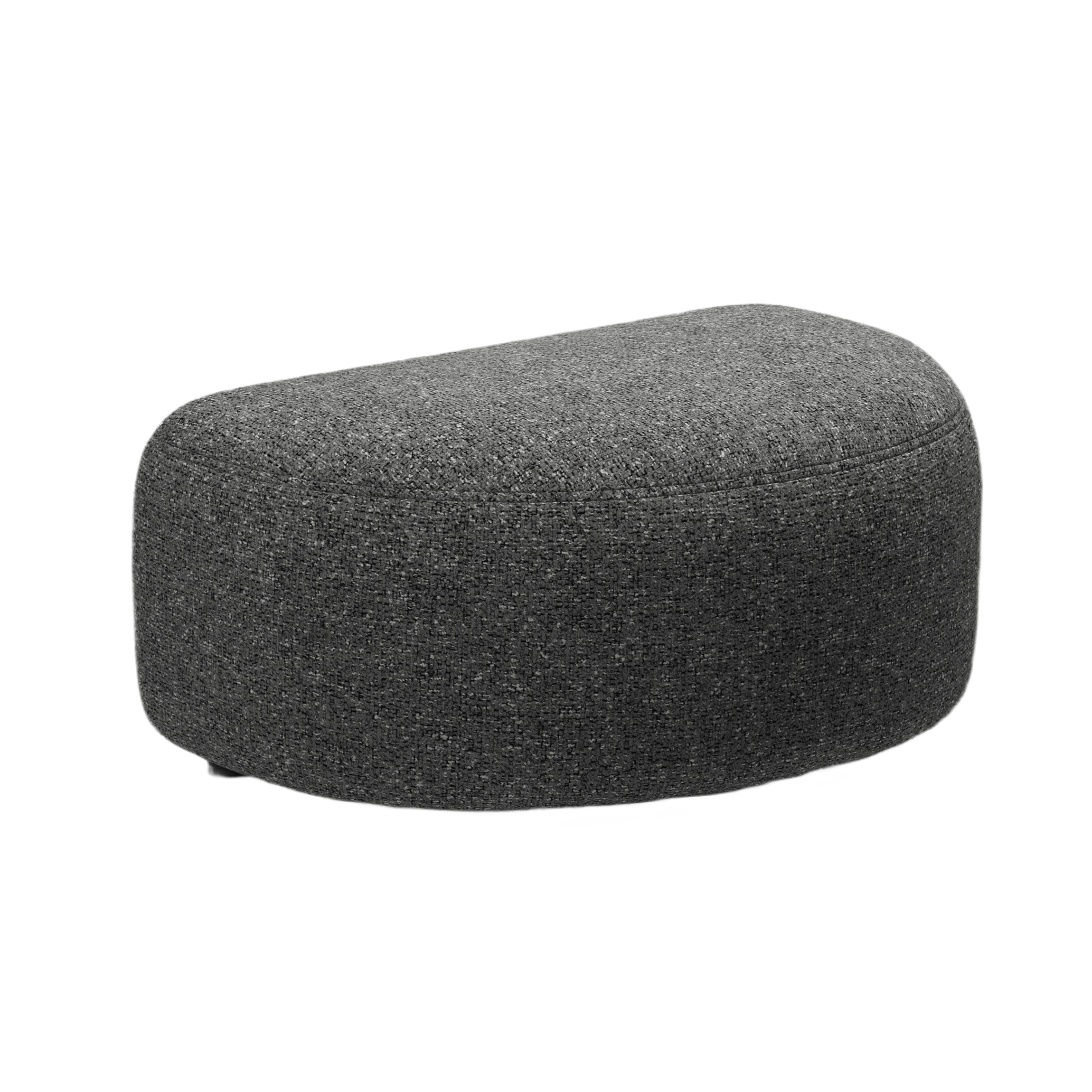 Pouf KATE dark gray mélange