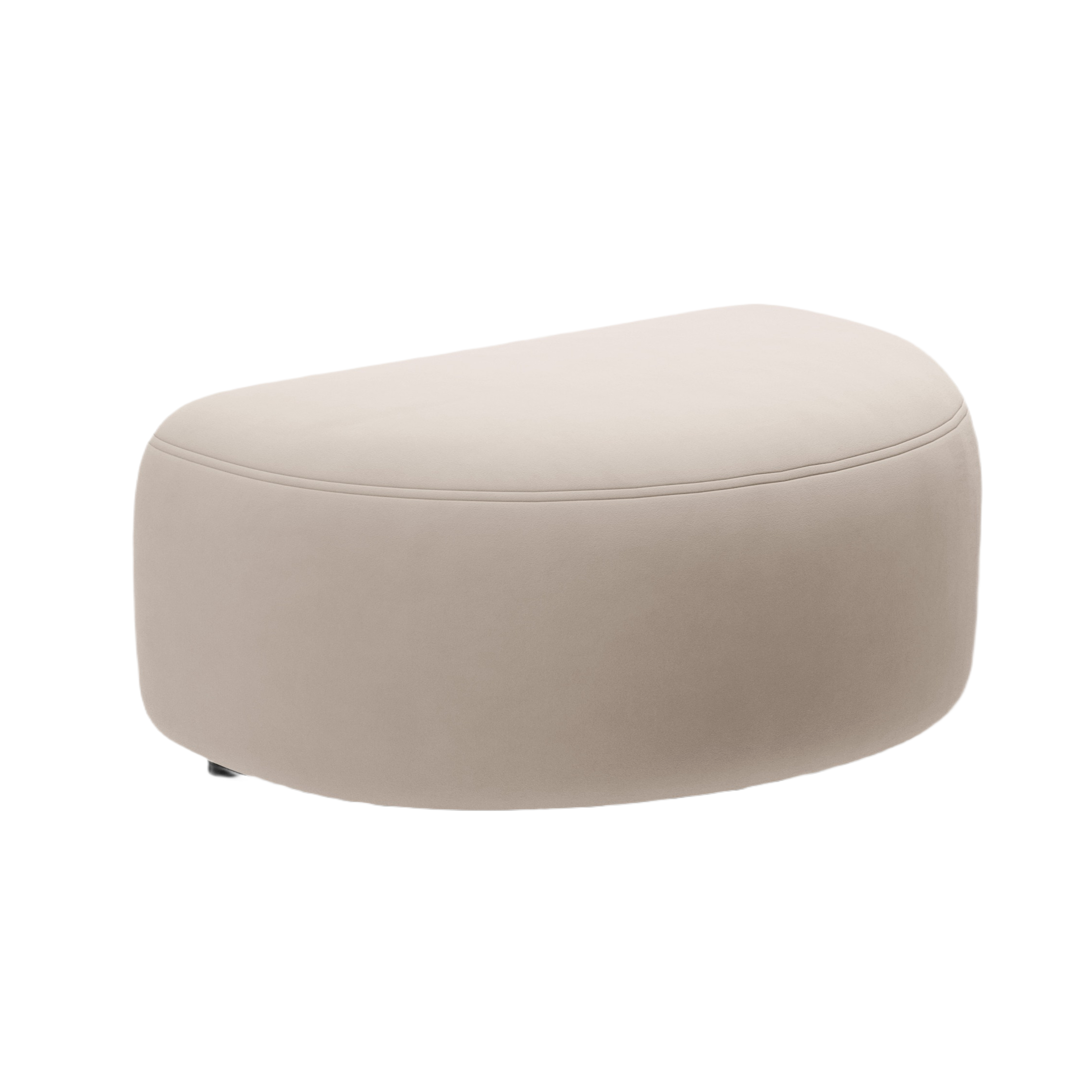 Samt Pouf KATE beige
