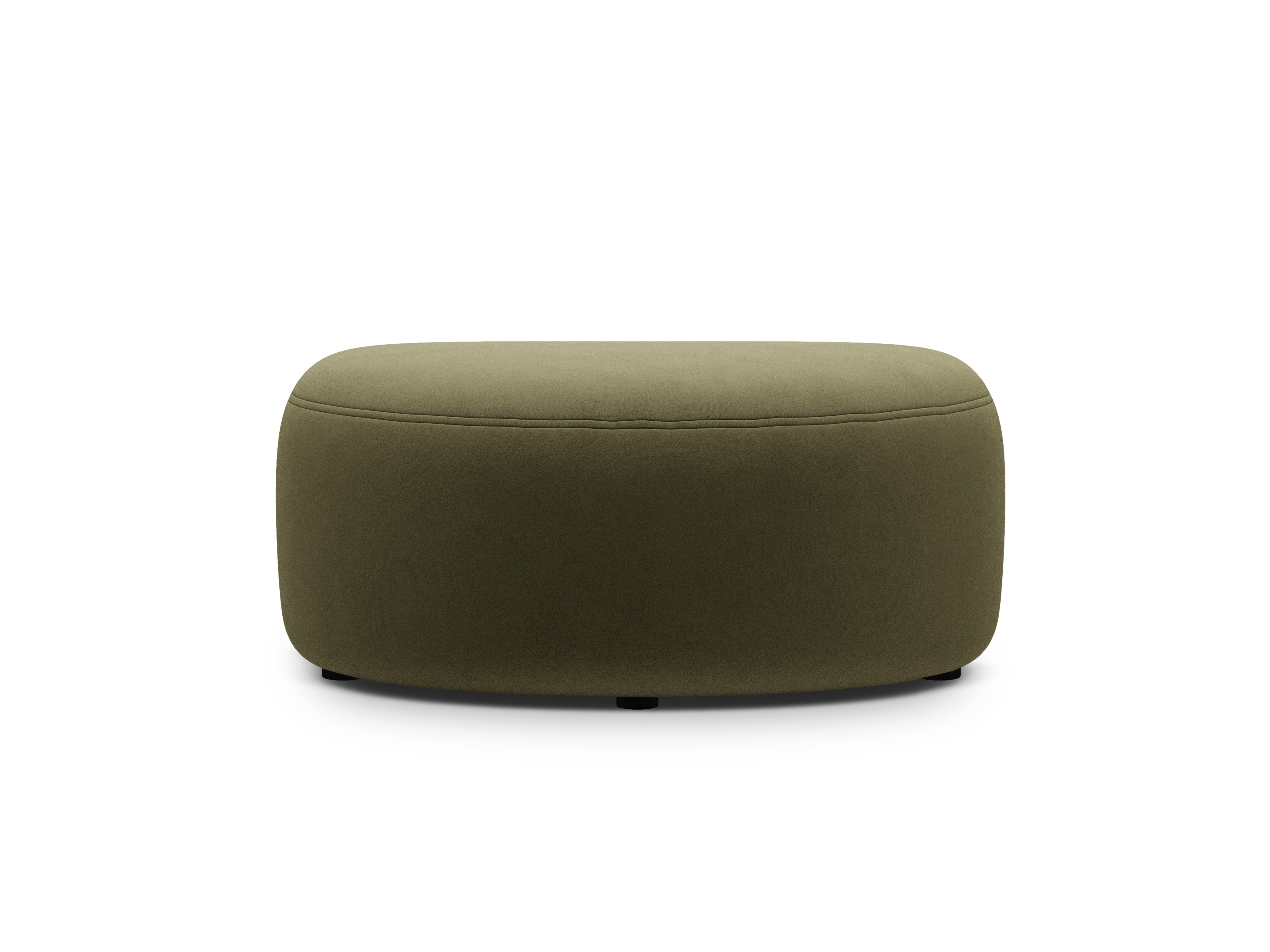 Samt Pouf KATE grün
