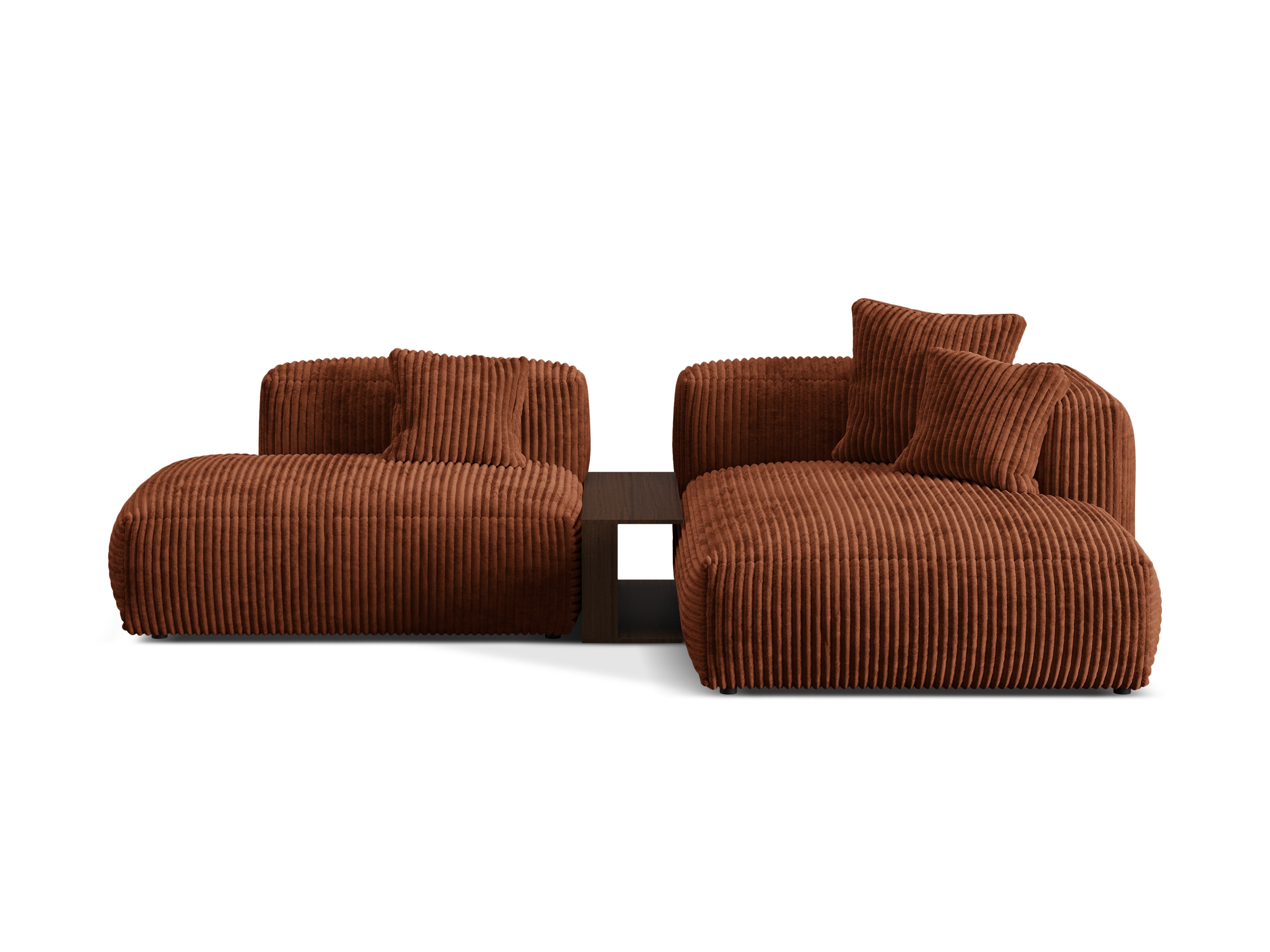 Rechts -Ecke mit Martins Tisch, Ziegelcord