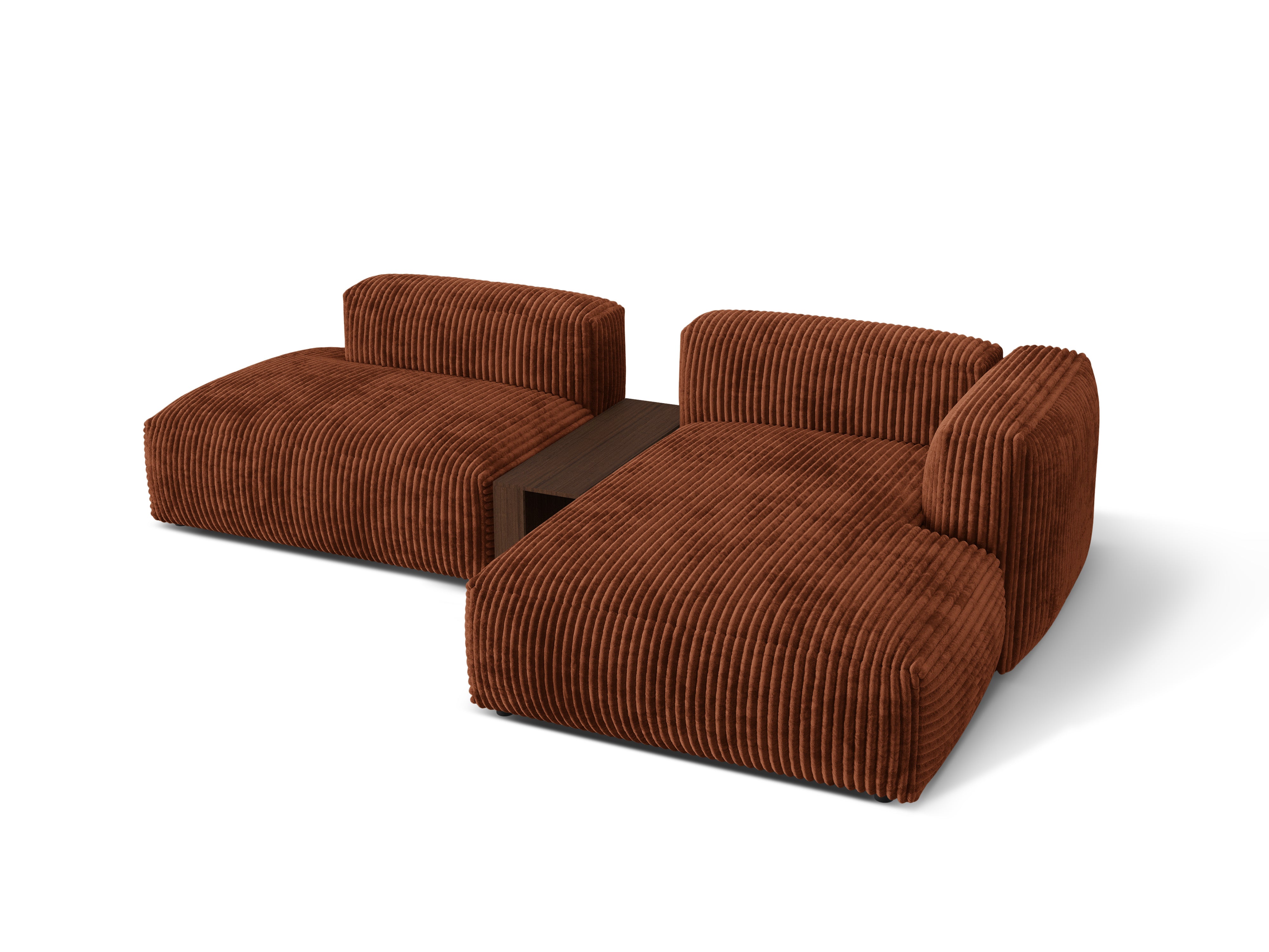 Rechts -Ecke mit Martins Tisch, Ziegelcord