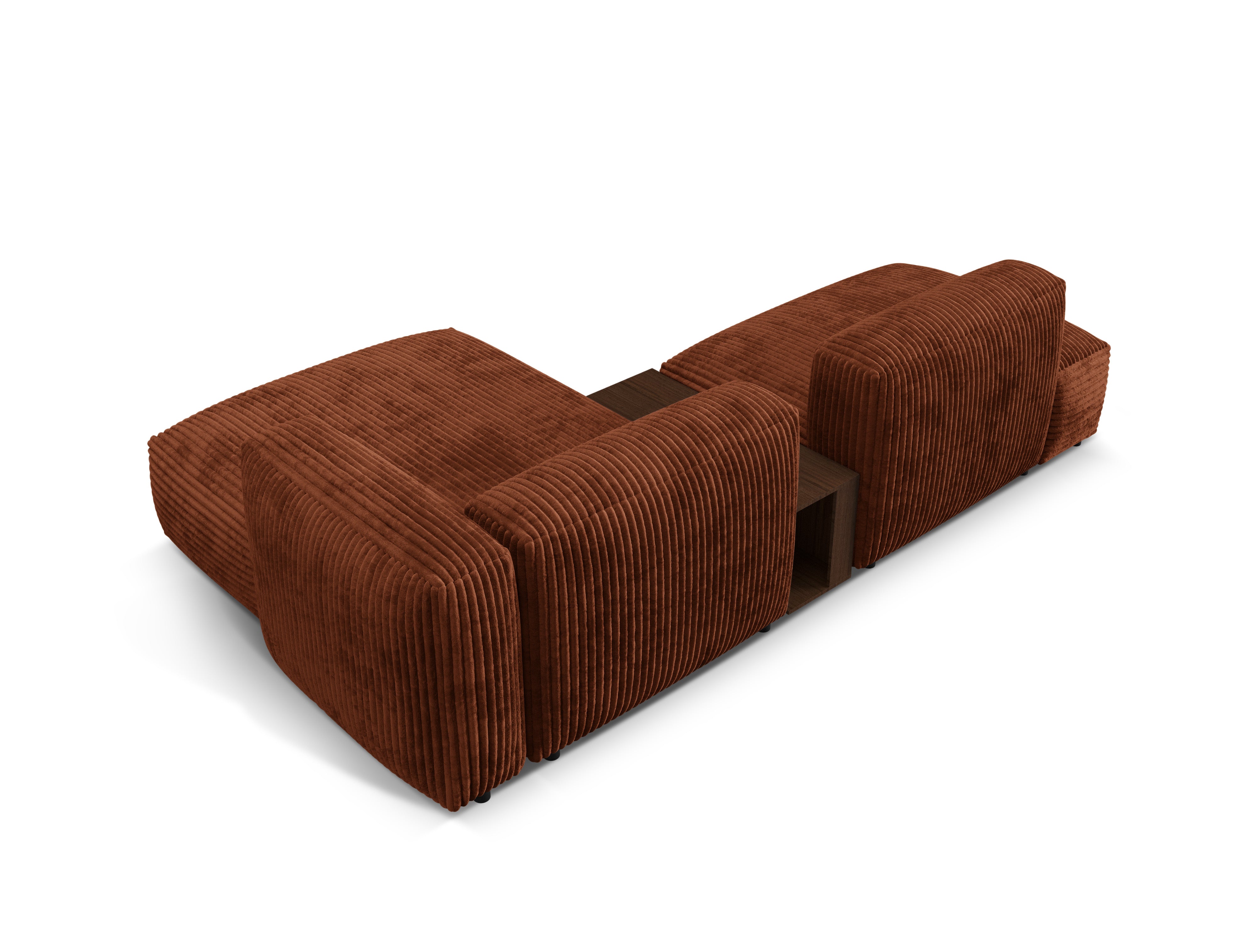 Rechts -Ecke mit Martins Tisch, Ziegelcord