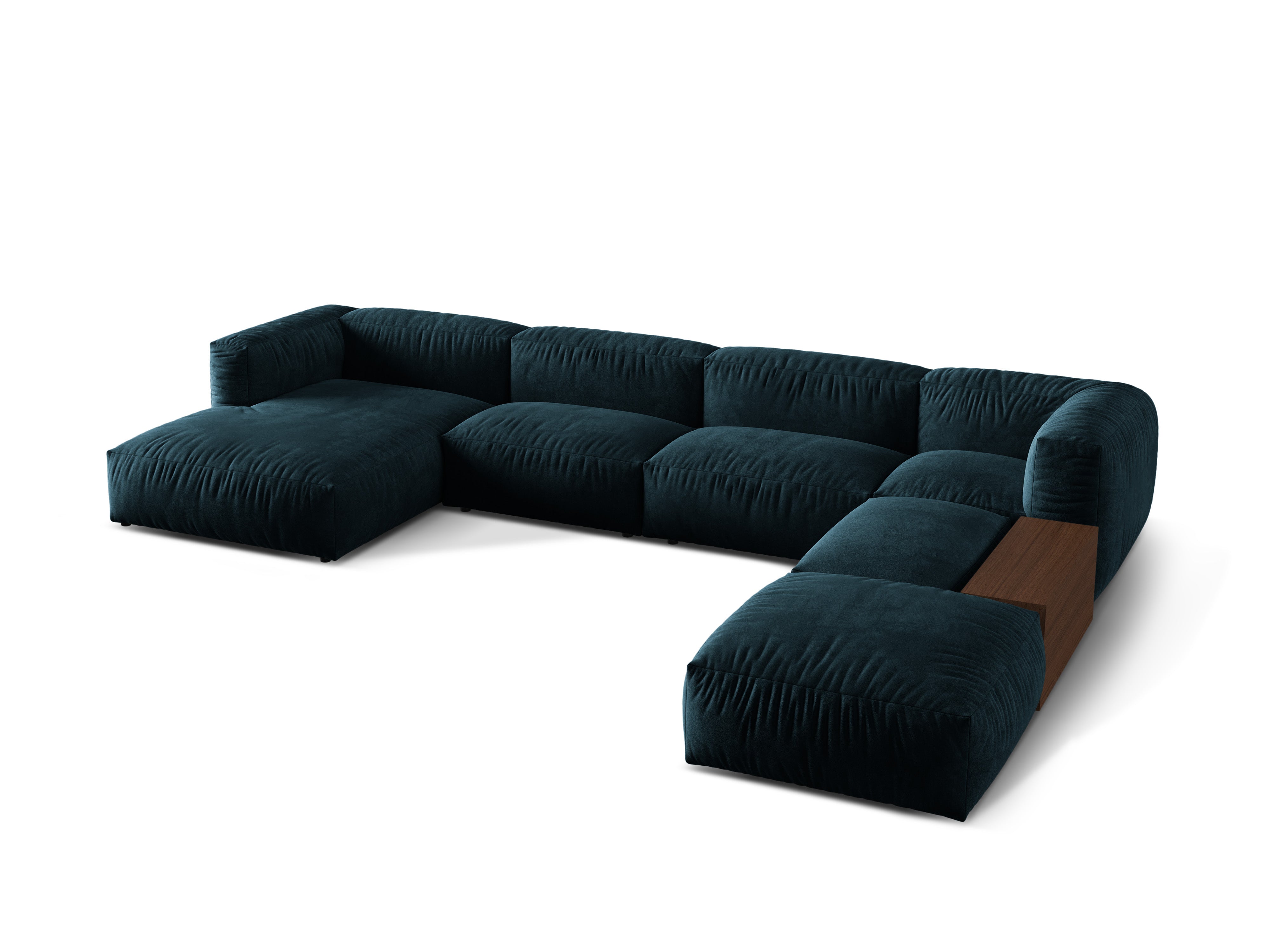RECHTEN -SANDEL -Eckpanorama Martin Navy Blue Benziner
