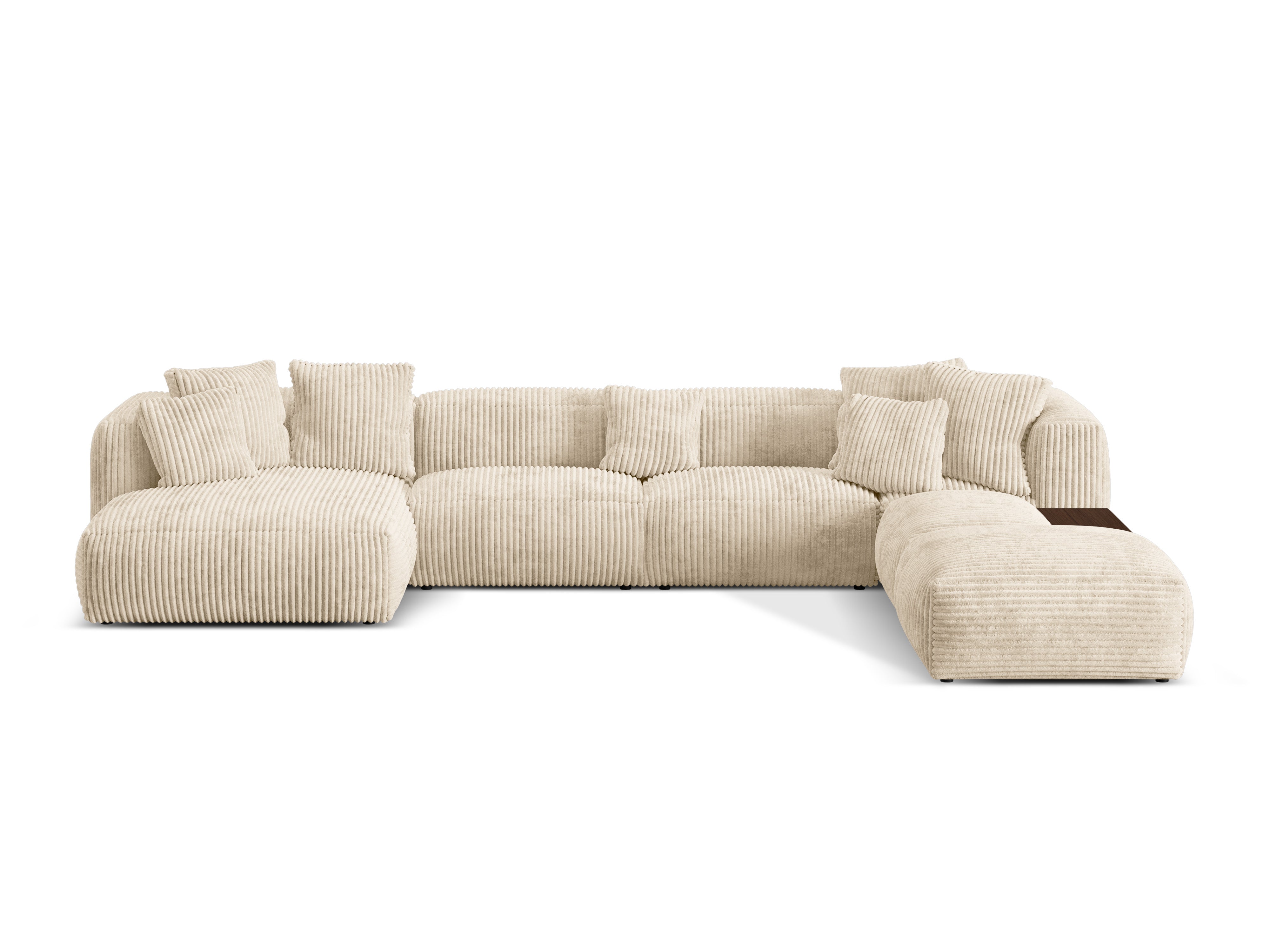 Martin Right -sided corner Martin light beige corduroy