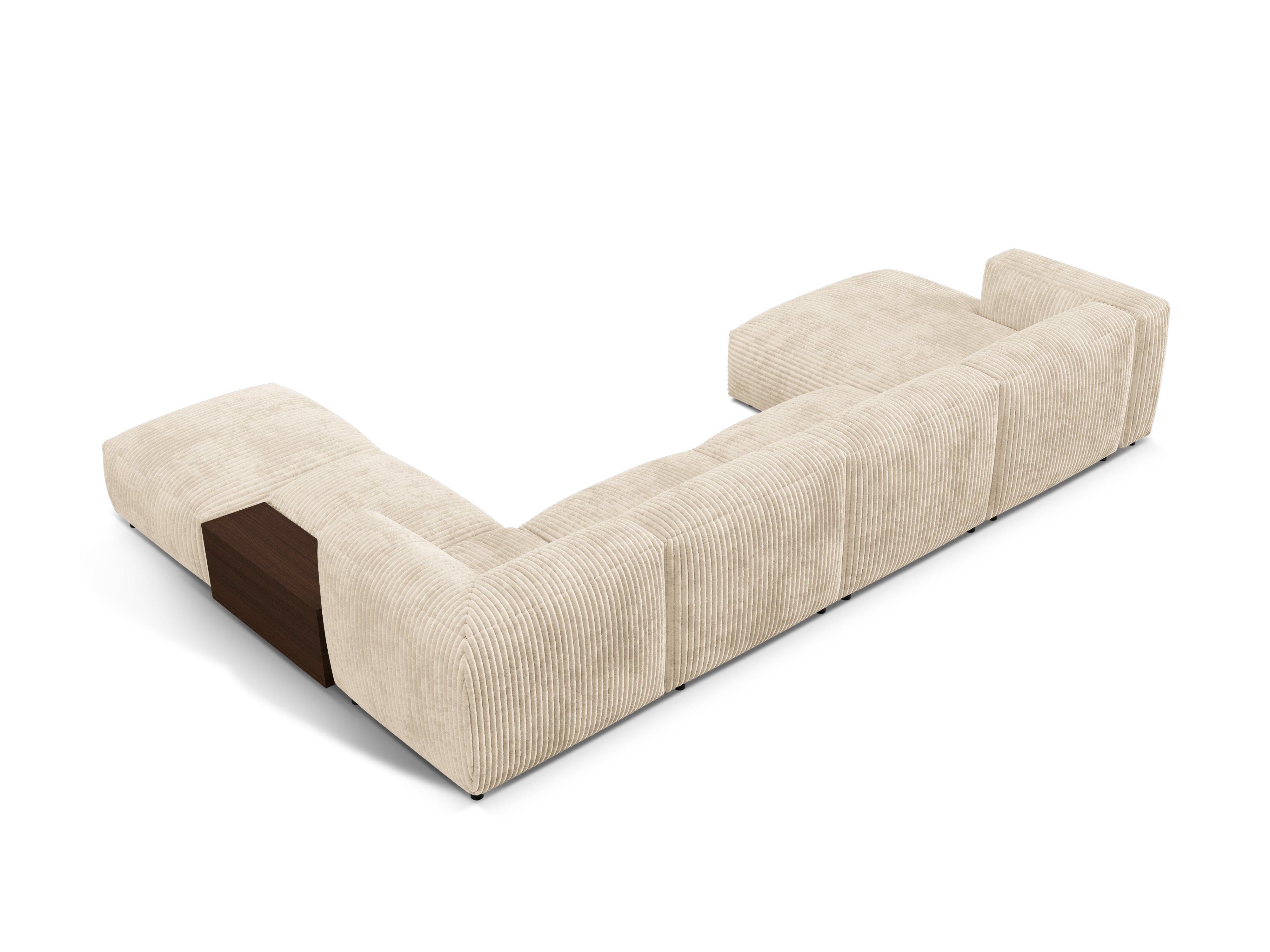 Martin Right -sided corner Martin light beige corduroy