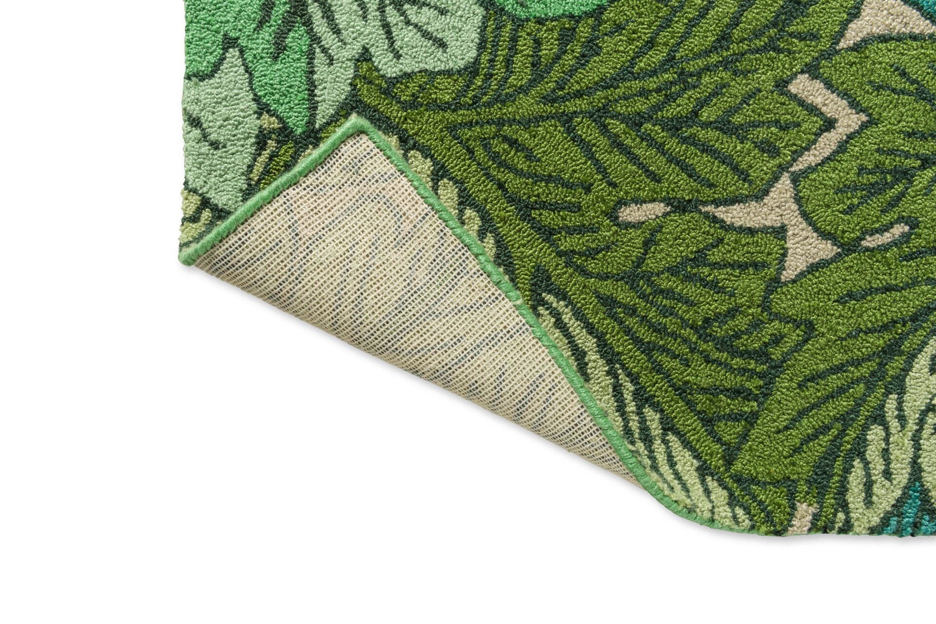 Acanthus Nettle Sky Blue green rug