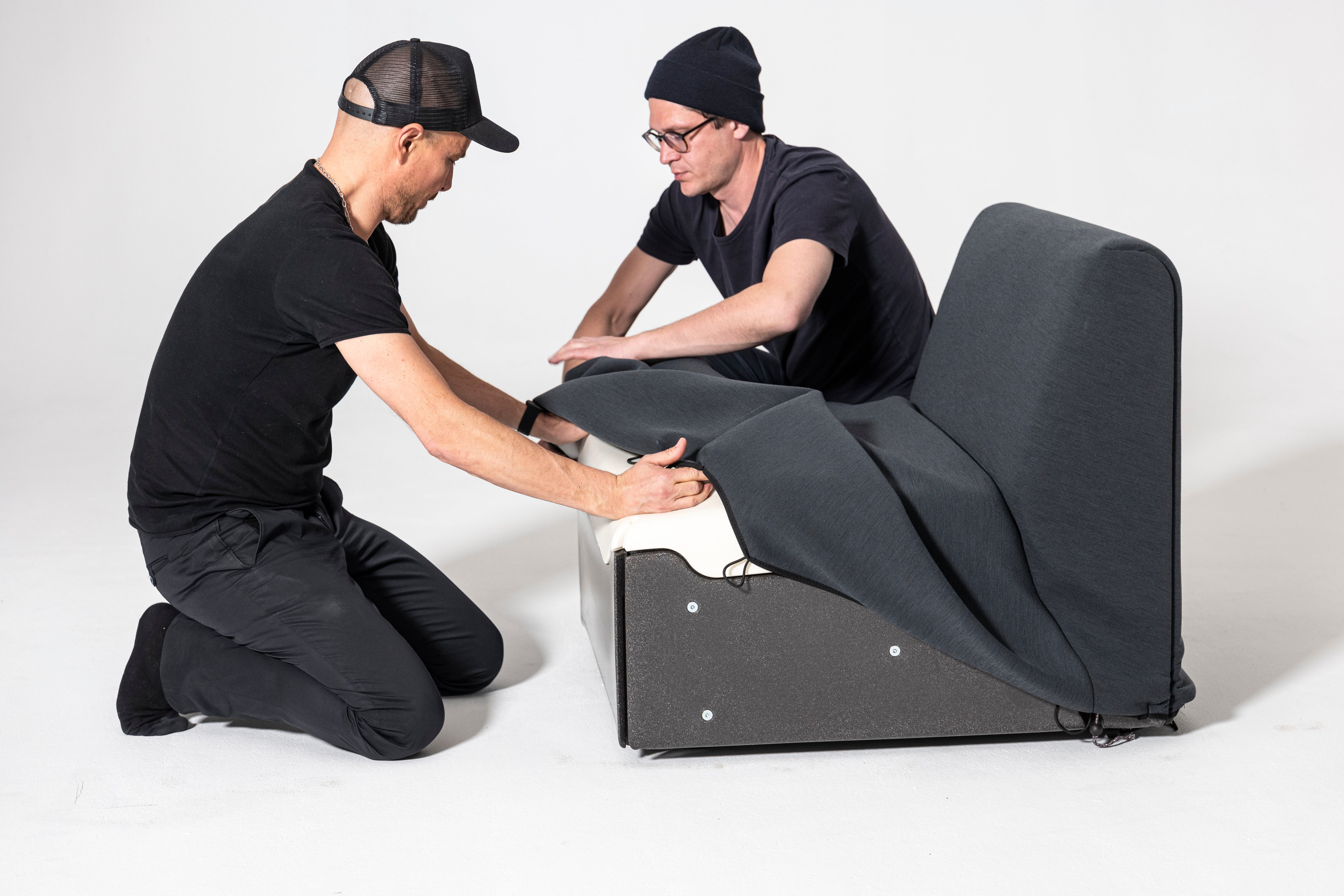 Upholstered COSTUME armchair